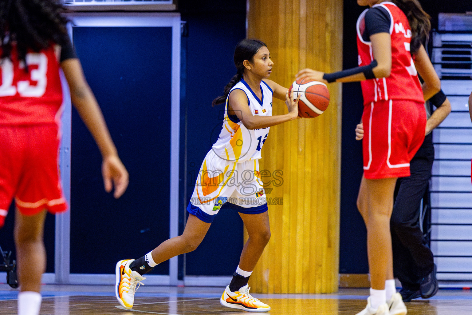 Maldives vs SriLanka in Day 2 of Under 16 Woman's Asian Cup SABA Qualifiers 2025 was held in Social Center, Male', Maldives on Friday, 13th June 2025. Photos: Nausham Waheed / images.mv