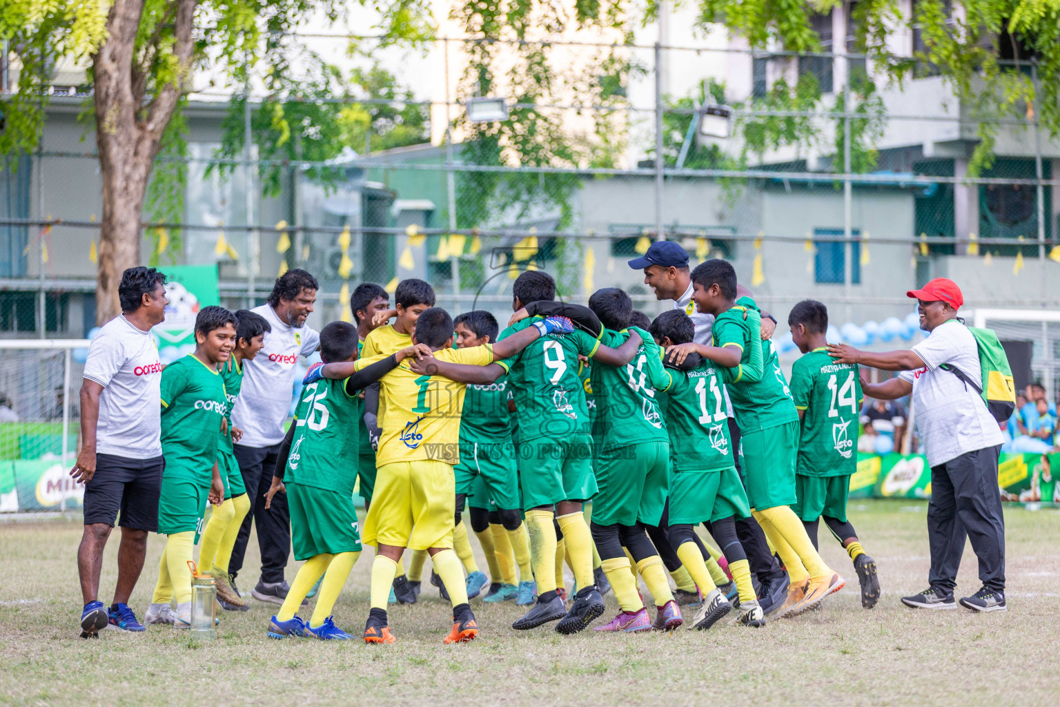 Final Day  of MILO Academy Championship 2024 - U12 was held at Henveiru Grounds in Male', Maldives on Thursday, 7th July 2024. Photos: Shuu Abdul Sattar / images.mv