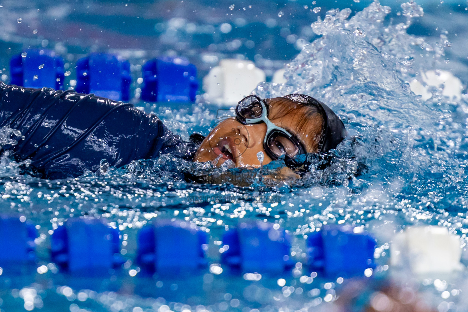 Day 3 of 20th BMLInter-school Swimming Competition 2024 held in Hulhumale', Maldives on Monday, 14th October 2024. Photos: Nausham Waheed / images.mv