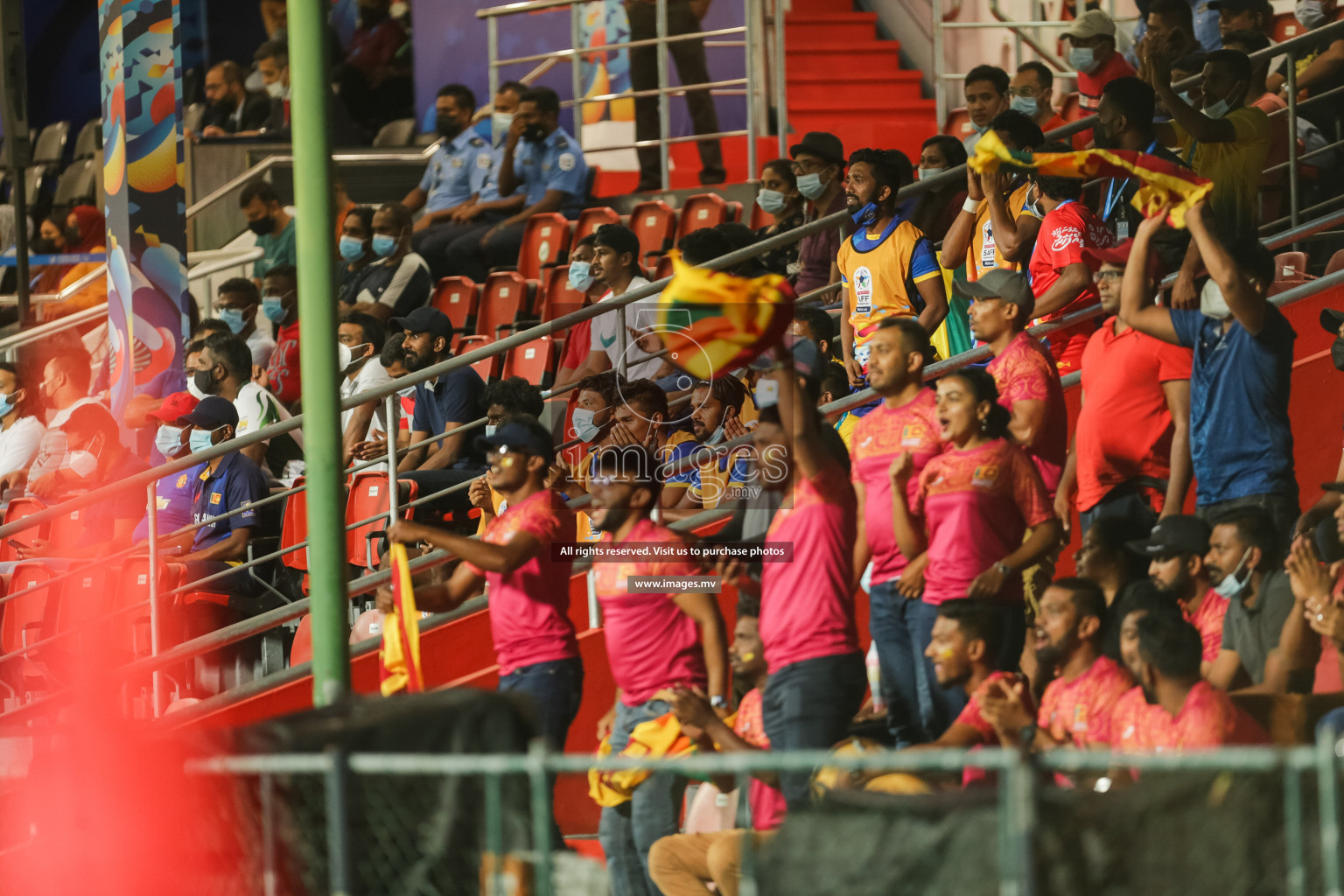 Nepal vs Sri Lanka in SAFF Championship 2021 held on 4th October 2021 in Galolhu National Stadium, Male', Maldives