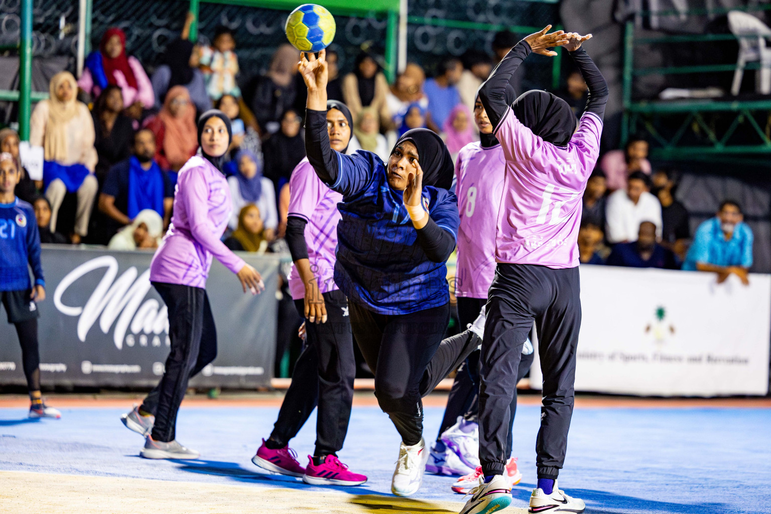 2nd Division Final of 8th Inter-Office/Company Handball Tournament 2024, held in Handball ground, Male', Maldives on Tuesday, 17th September 2024 Photos: Nausham Waheed/ Images.mv