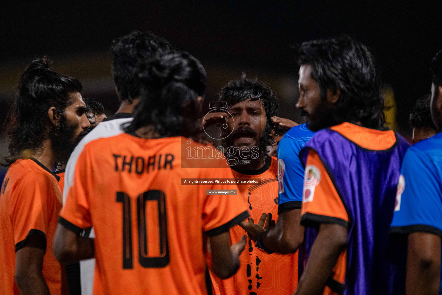 RRC Vs FSM in the Semi Finals of Club Maldives 2021 held in Hulhumale, Maldives on 19 December 2021. Photos: Shuu Abdul Sattar / images.mv