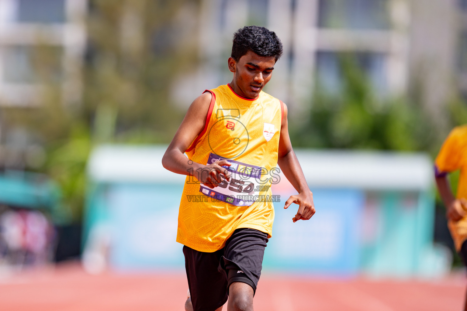 Day 3 of MWSC Interschool Athletics Championships 2024 held in Hulhumale Running Track, Hulhumale, Maldives on Monday, 11th November 2024. 
Photos by: Hassan Simah / Images.mv