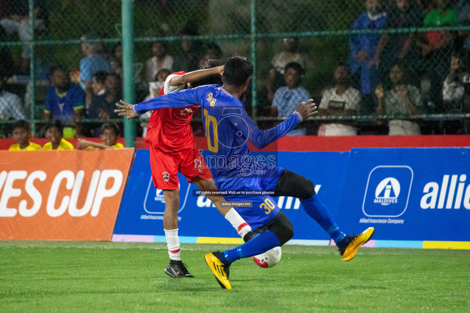 Customs RC vs Club Aasandha in Club Maldives Cup 2022 was held in Hulhumale', Maldives on Saturday, 15th October 2022. Photos: Hassan Simah/ images.mv