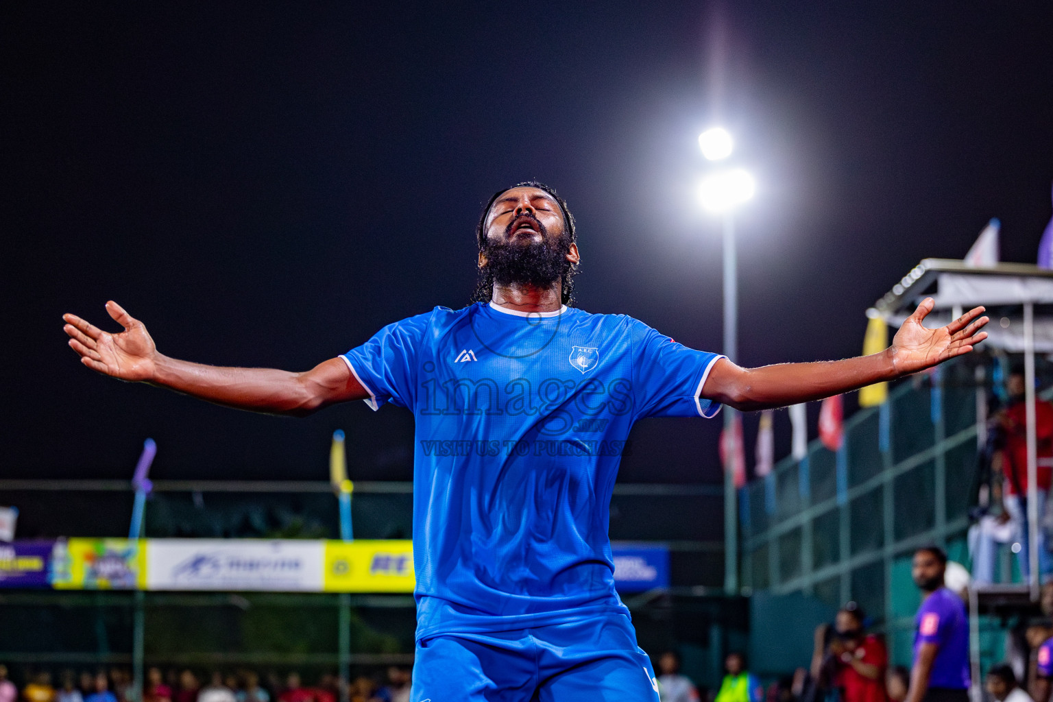 R Alifushi vs Sh Kanditheemu on Day 33 of Golden Futsal Challenge 2024, held on Sunday, 18th February 2024, in Hulhumale', Maldives Photos: Mohamed Mahfooz Moosa / images.mv