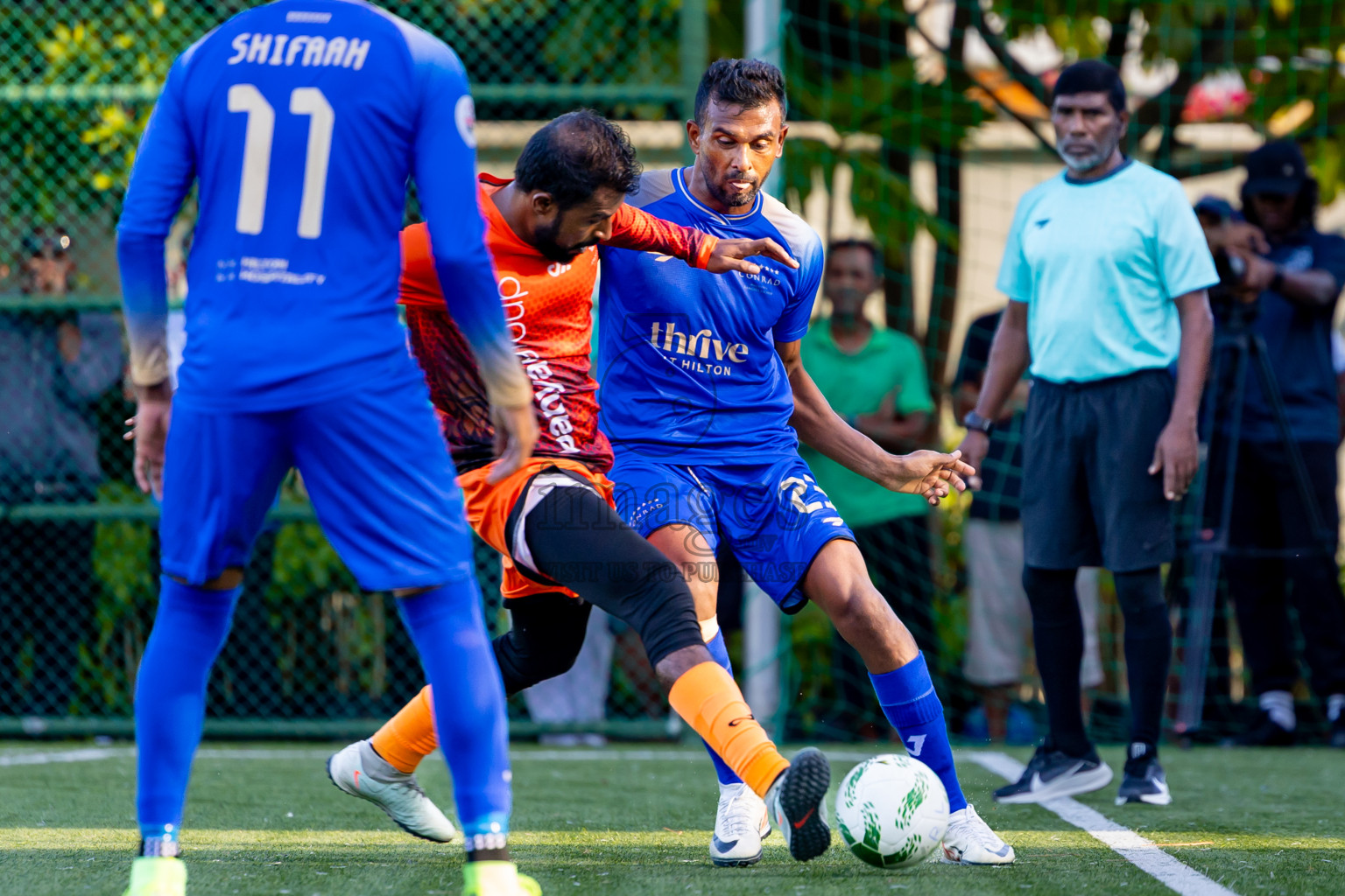 Dhaalu Zone vs Ari Zone in the Leg 2 of Resort Super League 2025 was held on Saturday, 5th July 2025 in Conrad Maldives Rangali Island, Alif Dhaalu Atoll, Maldives. Photos: Nausham Waheed / images.mv