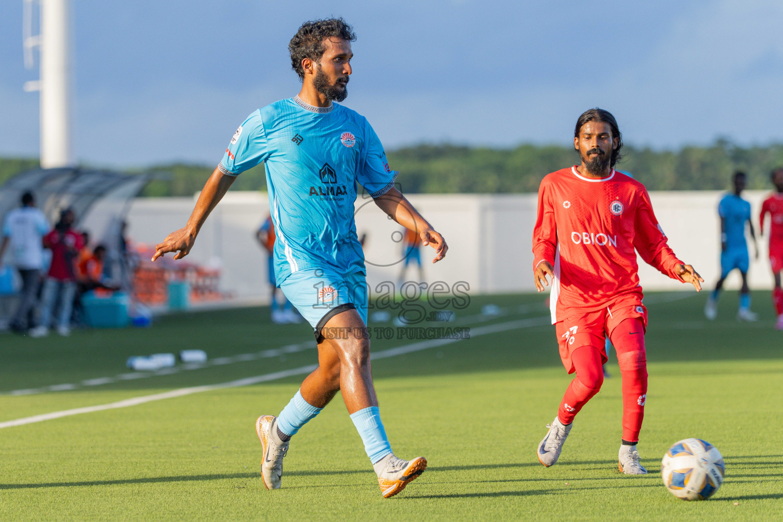Semi Finals Match 01 Irumathi FC VS CC Sports Club in Day 7 of Eydhafushi Cup 2025 held in Eydhafushi Football Stadium at B. Eydhafushi, Maldives on Friday, 12th September 2025. Photos: Arif Rasheed / images.mv