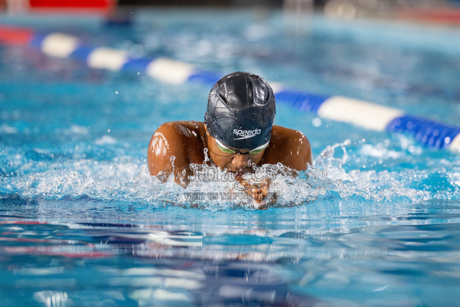 Day 4 of National Swimming Competition 2024 held in Hulhumale', Maldives on Monday, 16th December 2024. 
Photos: Hassan Simah / images.mv