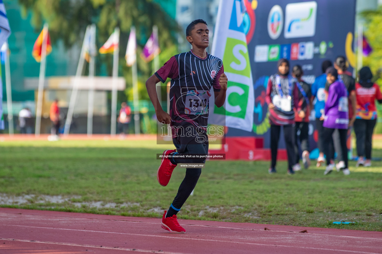 Day two of Inter School Athletics Championship 2023 was held at Hulhumale' Running Track at Hulhumale', Maldives on Sunday, 15th May 2023. Photos: Nausham Waheed / images.mv