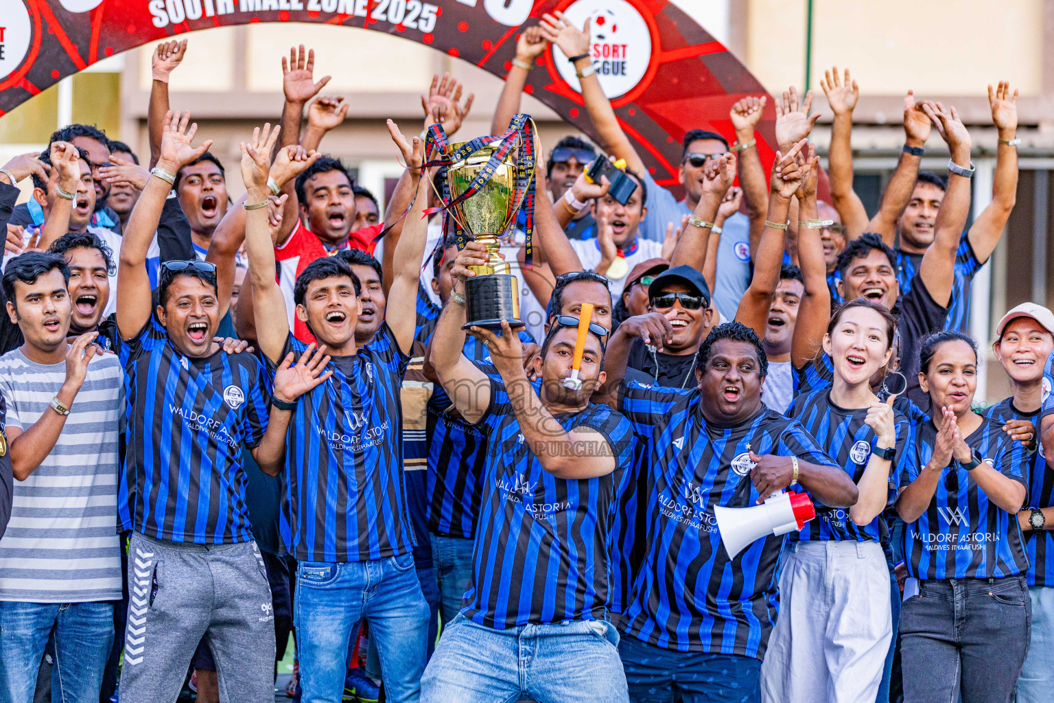 Waldorf Astoria vs SAII Lagoon in Finals of Resort League 2025 (South Male Zone) was held on Sunday, 19th October 2025 in Crossroads's Maldives, Photos: Areef Adam / images.mv