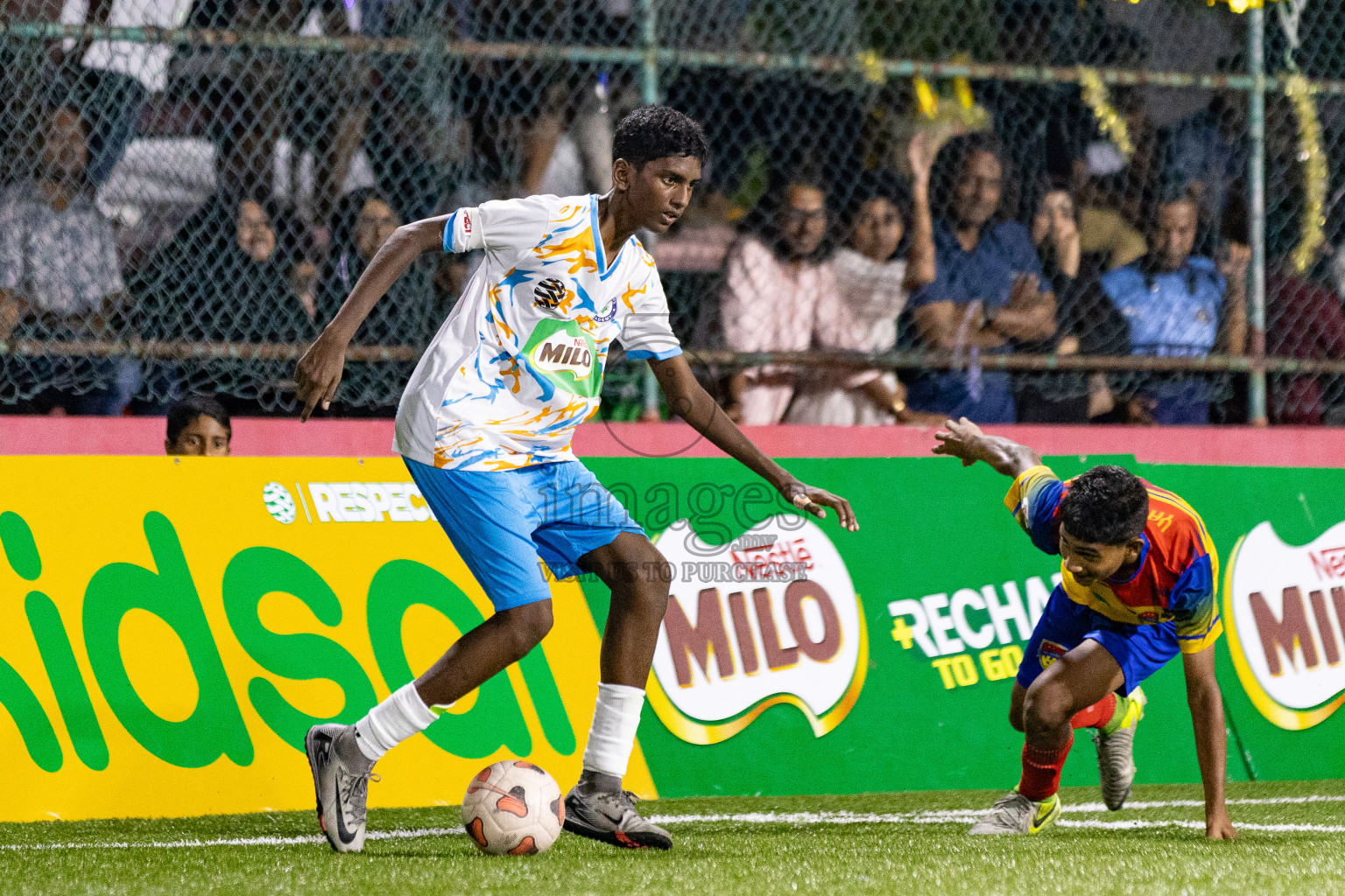 Arena vs Hawks in the Final of Milo Sector League 2025 was held in Rehendhi Futsal Ground, Hulhumale', Maldives on Tuesday, 18th November 2025. Photos: Areef Adam / images.mv