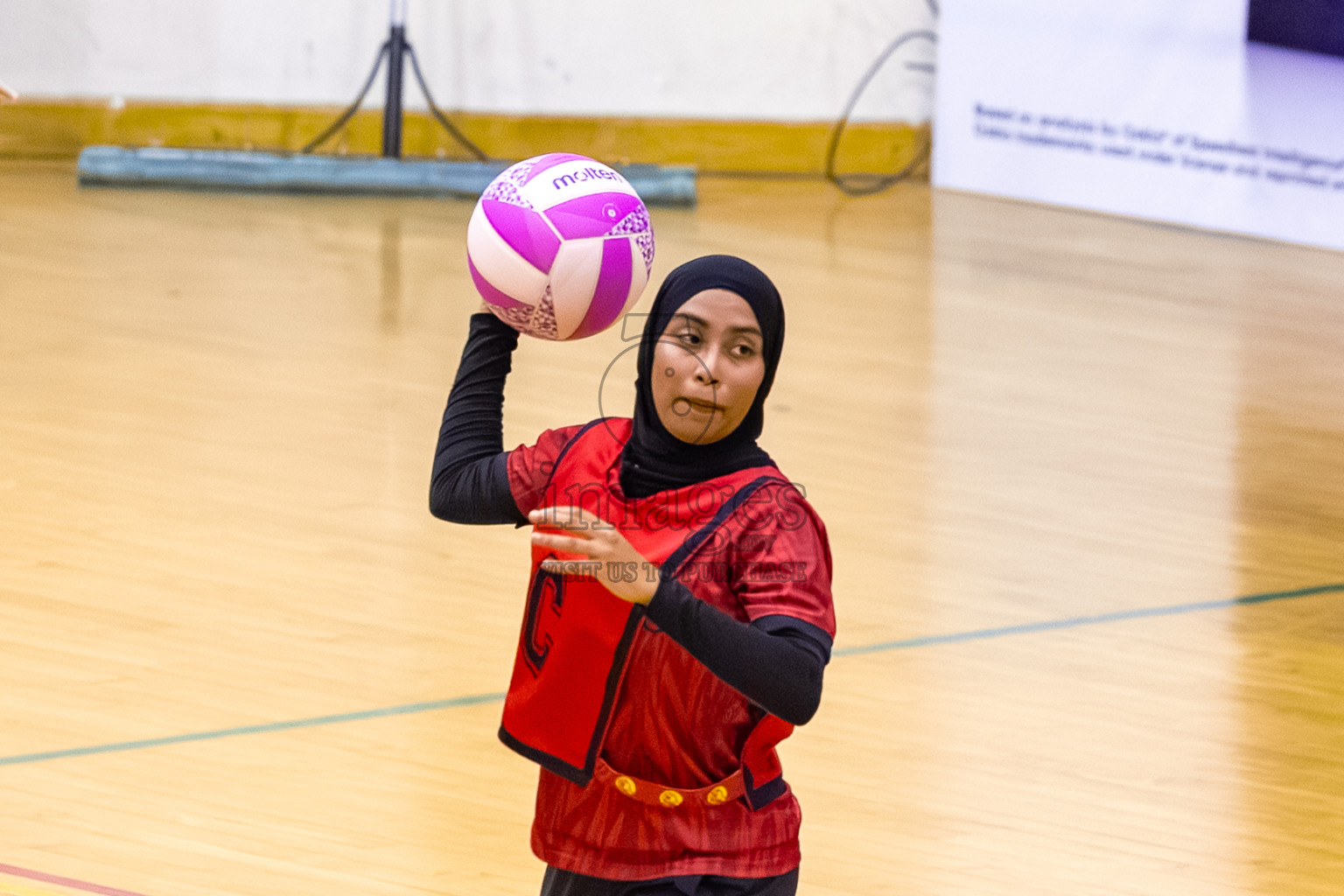 C Matrix vs Youth United SC in the Semi-finals of 24th Milo Netball Association Championship was held in Social Center at Male', Maldives on Wednesday, 10th September 2025. Photos: Mohamed Mahfooz Moosa / images.mv