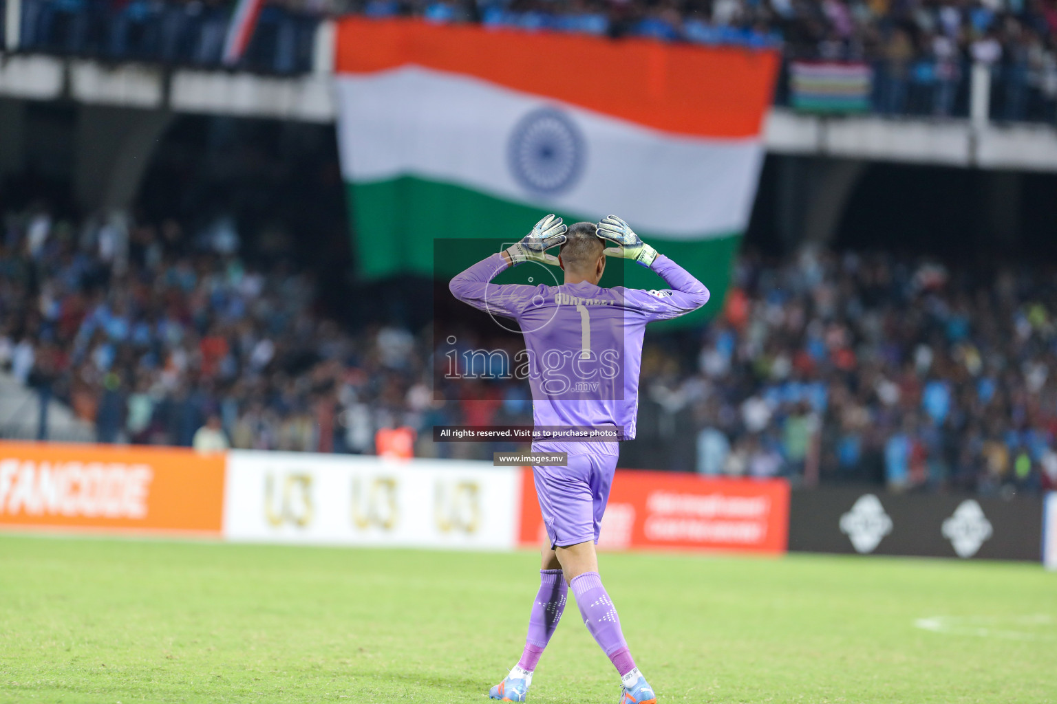 Kuwait vs India in the Final of SAFF Championship 2023 held in Sree Kanteerava Stadium, Bengaluru, India, on Tuesday, 4th July 2023. Photos: Nausham Waheed, Hassan Simah / images.mv