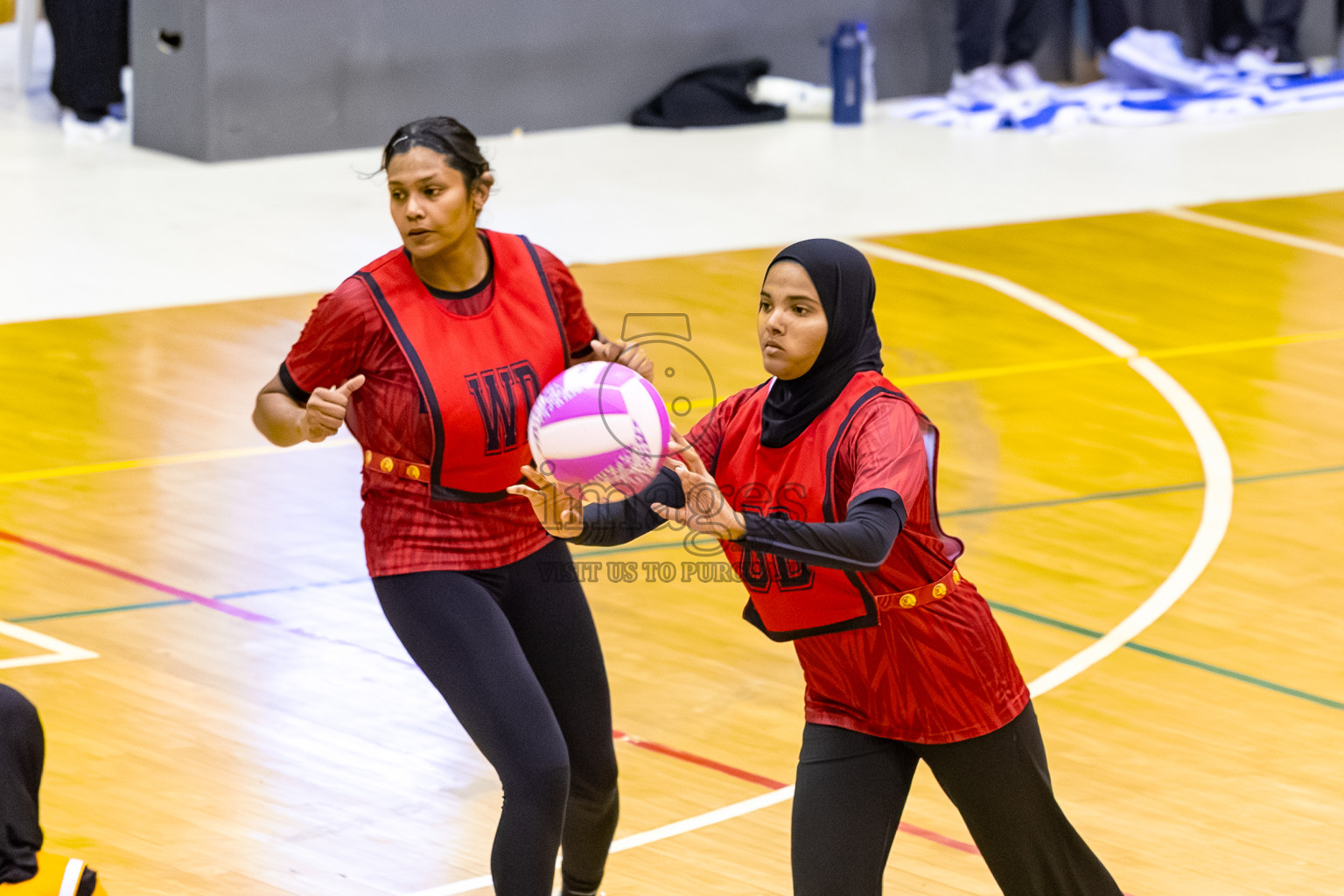 C Matrix vs Youth United SC in the Semi-finals of 24th Milo Netball Association Championship was held in Social Center at Male', Maldives on Wednesday, 10th September 2025. Photos: Mohamed Mahfooz Moosa / images.mv