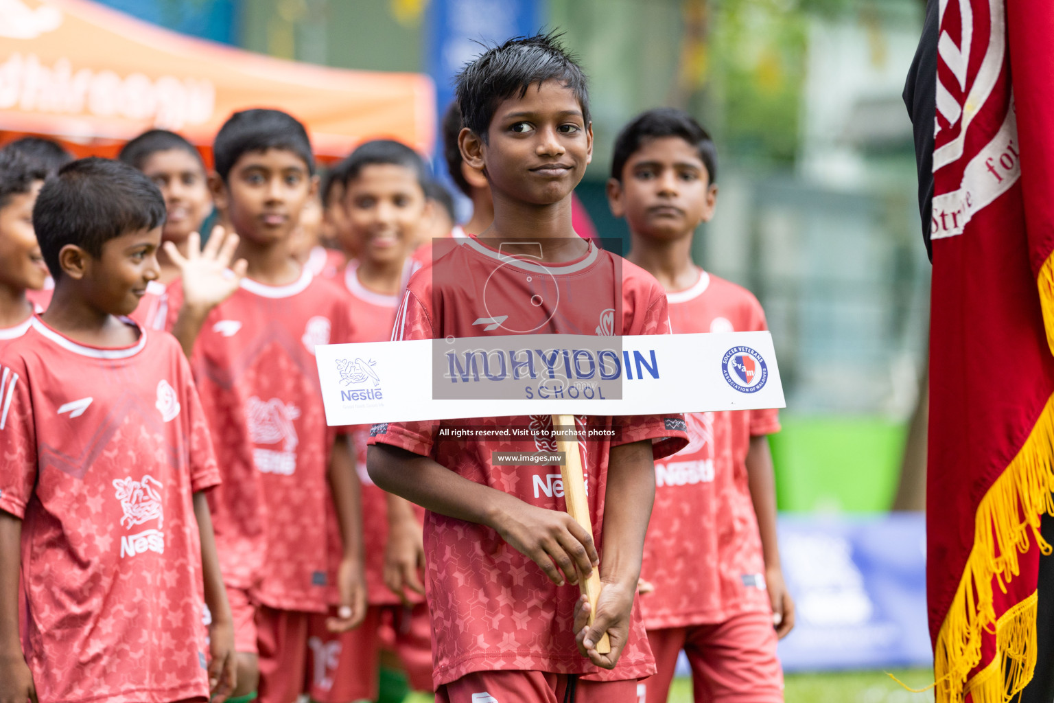 Day 1 of Nestle kids football fiesta, held in Henveyru Football Stadium, Male', Maldives on Wednesday, 11th October 2023 Photos: Nausham Waheed Images.mv