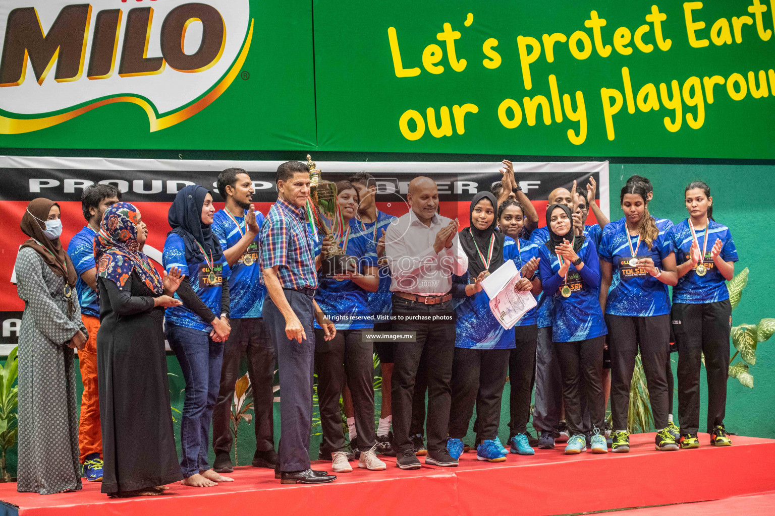 Final of Badminton association mixed group championship 2021 held in Male', Maldives Photos by Nausham Waheed