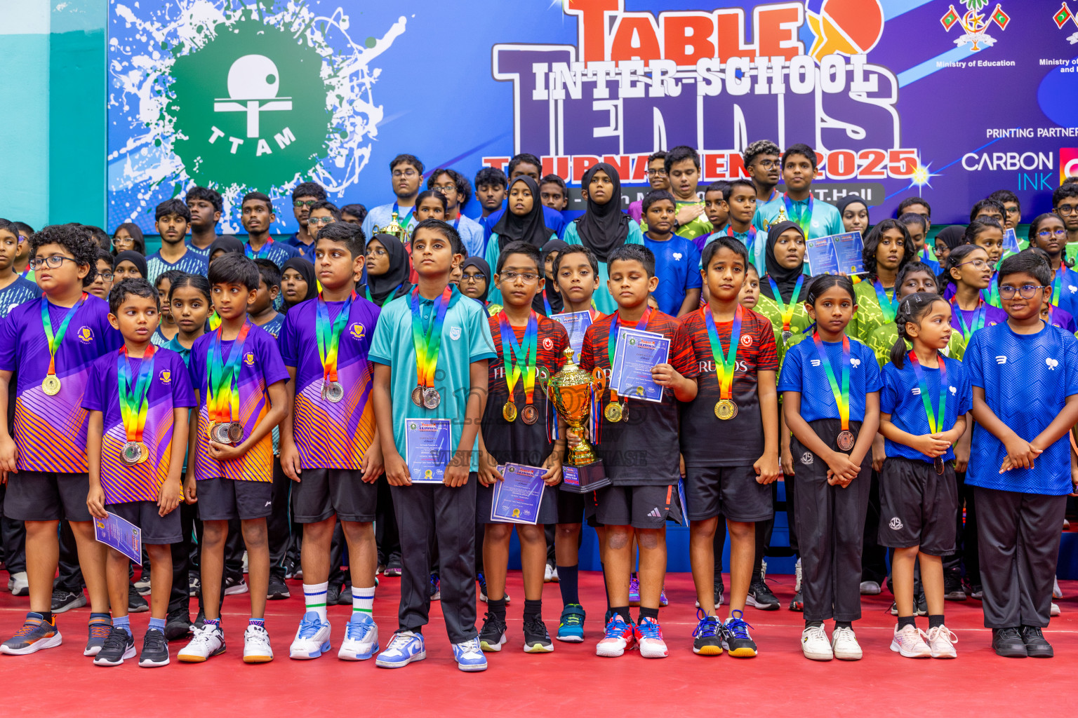 Day 8 of Interschool Table Tennis Tournament 2025 held at Male' TT Hall, Male', Maldives on Thursday, 22nd May 2025.
Photos by: Ismail Thoriq / images.mv