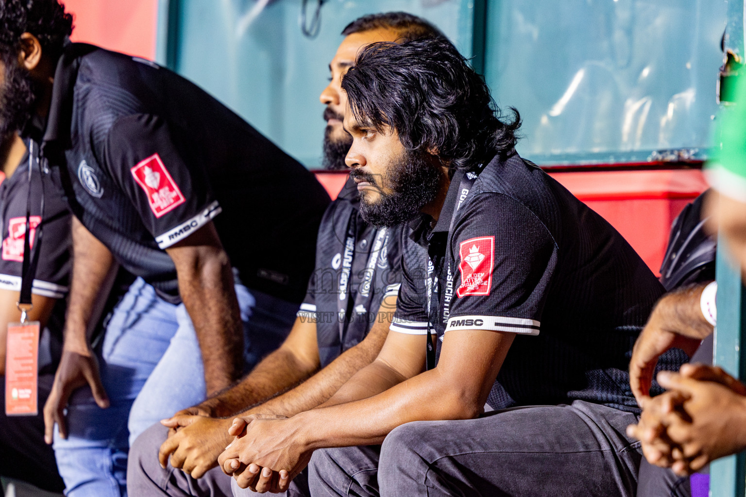 R Dhuvaafaru vs R Meedhoo in Day 14 of Golden Futsal Challenge 2025 was held on Saturday, 18th January 2025, in Hulhumale', Maldives. Photos: Nausham Waheed / images.mv
