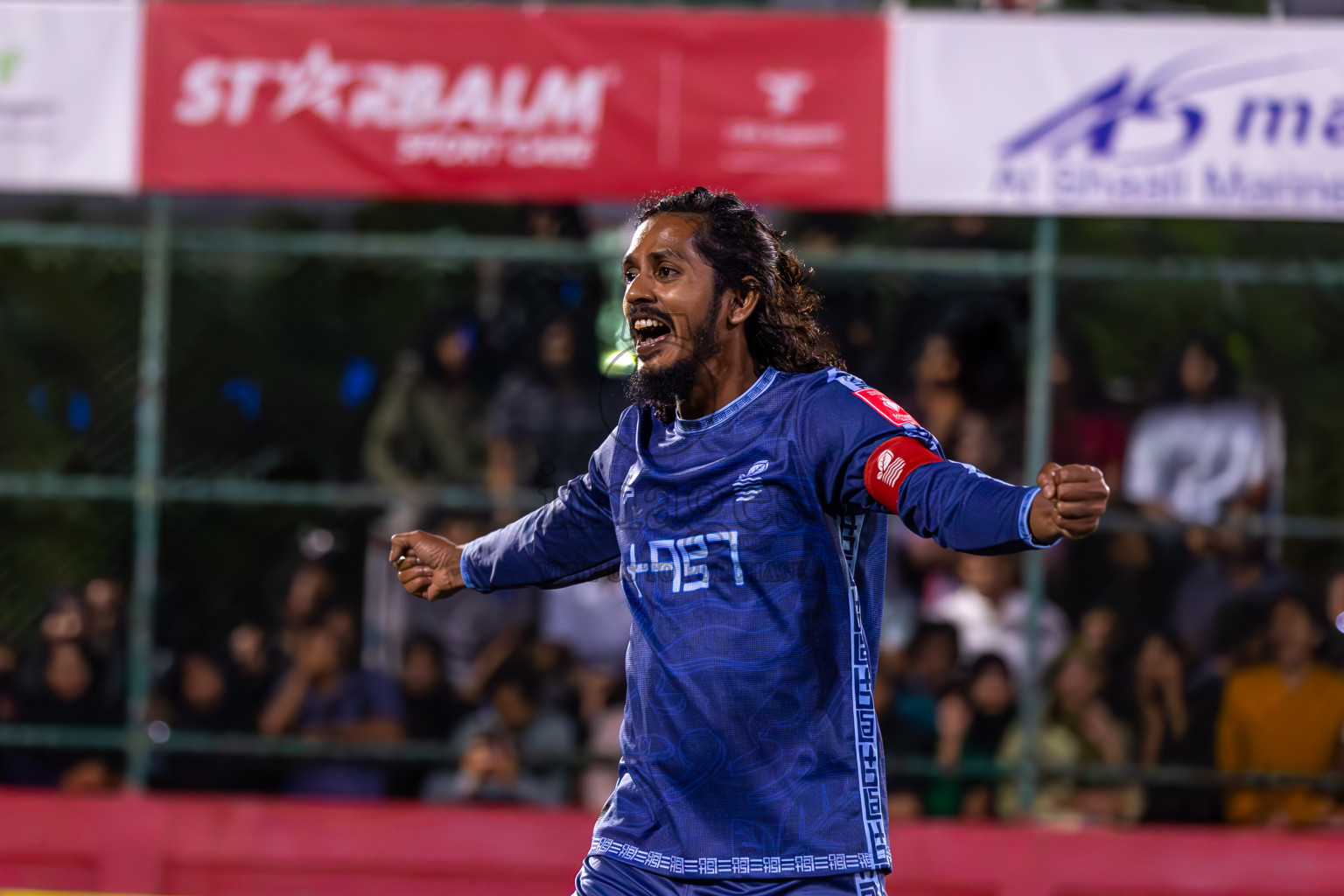 AA Bodufolhudhoo vs AA Mathiveri in Day 21 of Golden Futsal Challenge 2024 was held on Sunday , 4th February 2024 in Hulhumale', Maldives
Photos: Ismail Thoriq / images.mv