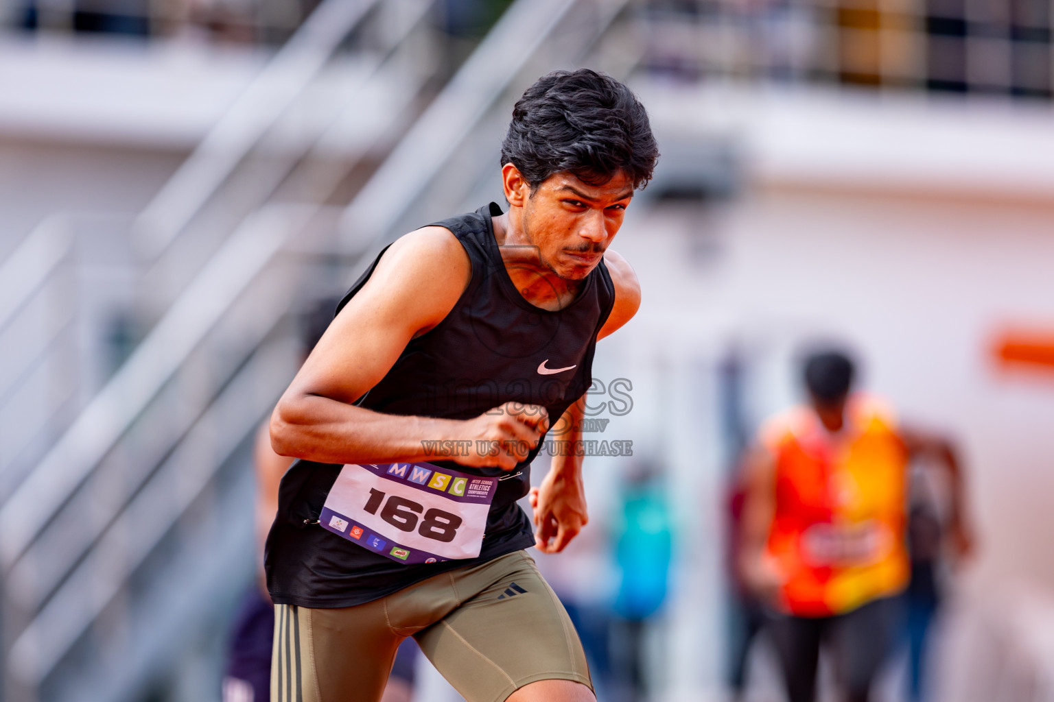 Day 6 of MWSC Interschool Athletics Championships 2024 held in Hulhumale Running Track, Hulhumale, Maldives on Thursday, 14th November 2024. Photos by: Nausham Waheed / Images.mv