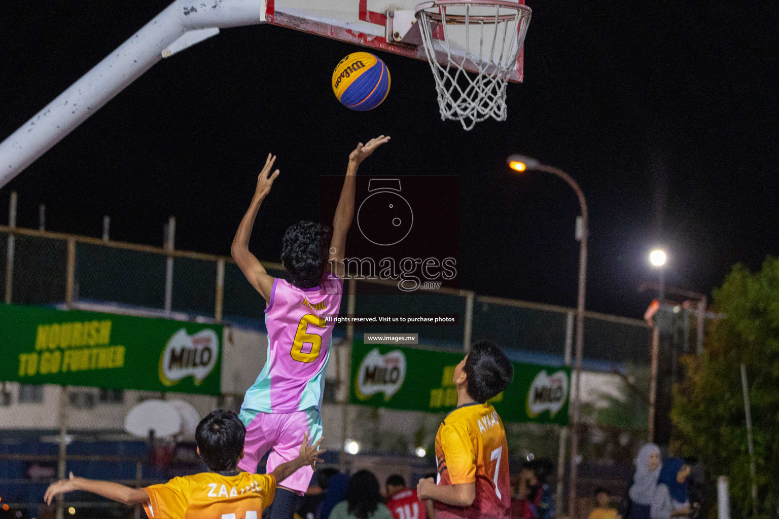 Day4 of Slamdunk by Sosal on 15th April 2023 held in Male'. Photos: Ismail Thoriq / images.mv