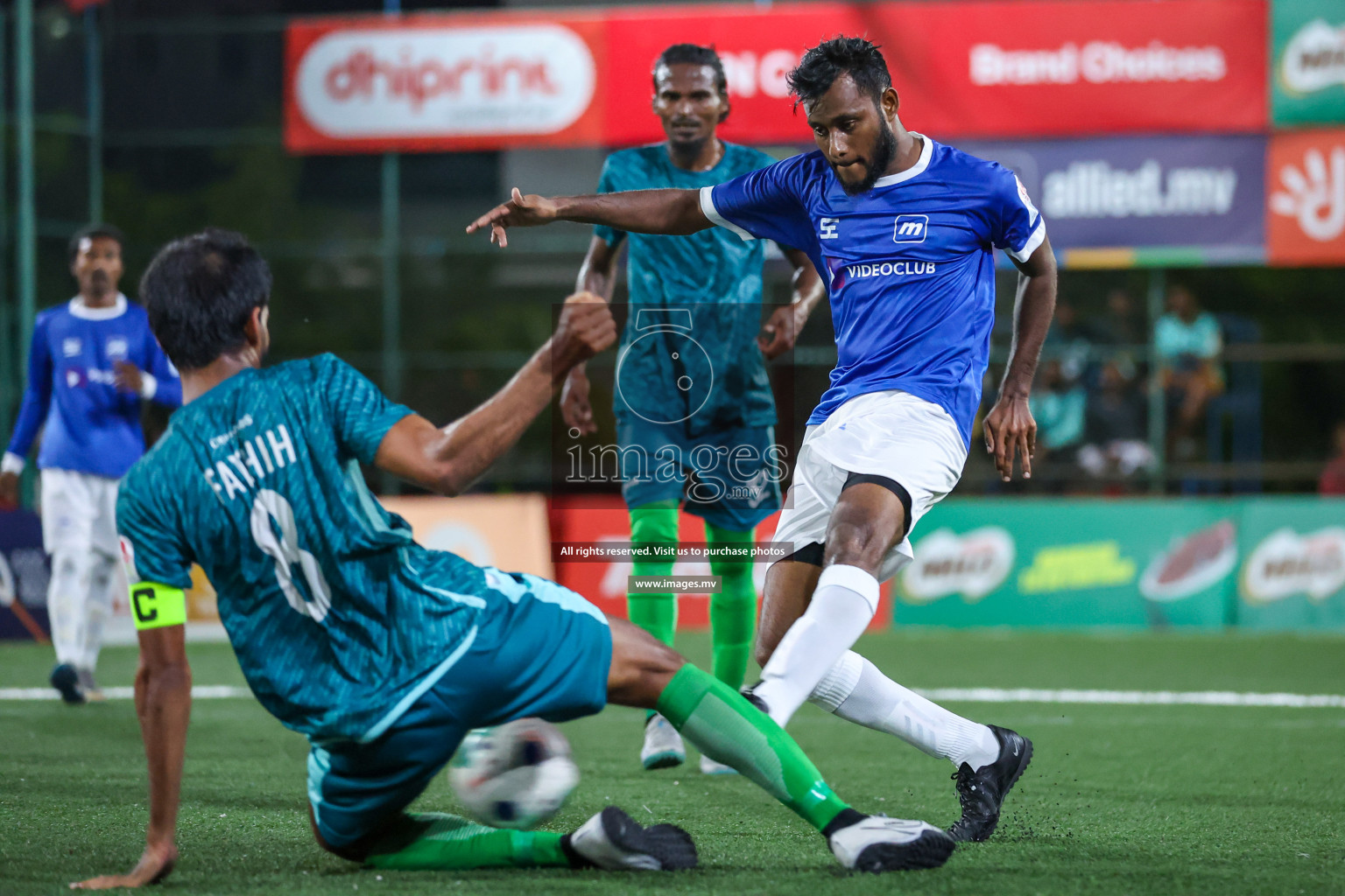 Medianet vs Crossroads Maldives in Club Maldives Cup 2023 held in Hulhumale, Maldives, on Tuesday, 18th July 2023 Photos: Nausham Waheed / images.mv