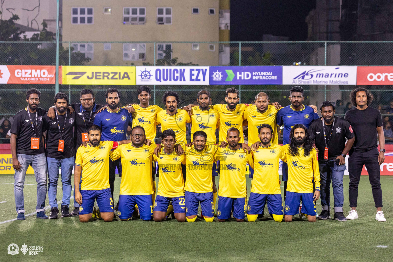 HA Hoarafushi vs HA Thakandhoo in Day 1 of Golden Futsal Challenge 2024 was held on Monday, 15th January 2024, in Hulhumale', Maldives Photos: Ismail Thoriq / images.mv