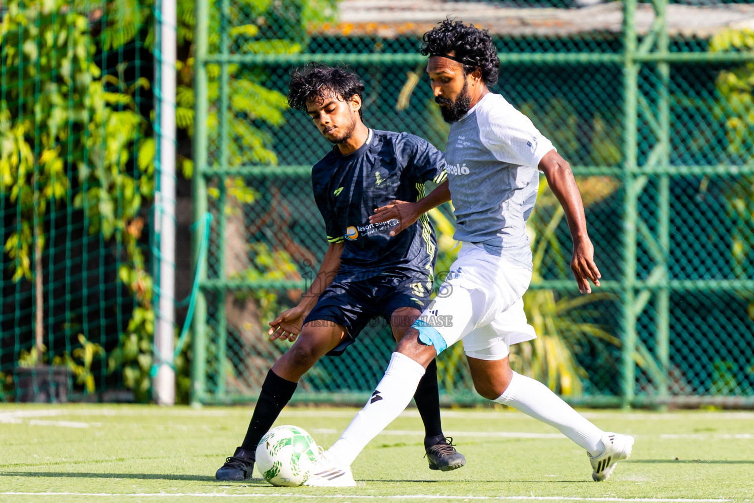 Barcelo vs Lily Beach in Day 5 of Resort League 2025 (Ari Zone) was held on Tuesday, 24th June 2025 in Conrad Maldives Rangali Island, Alif Dhaalu Atoll, Maldives. Photos: Nausham Waheed / images.mv