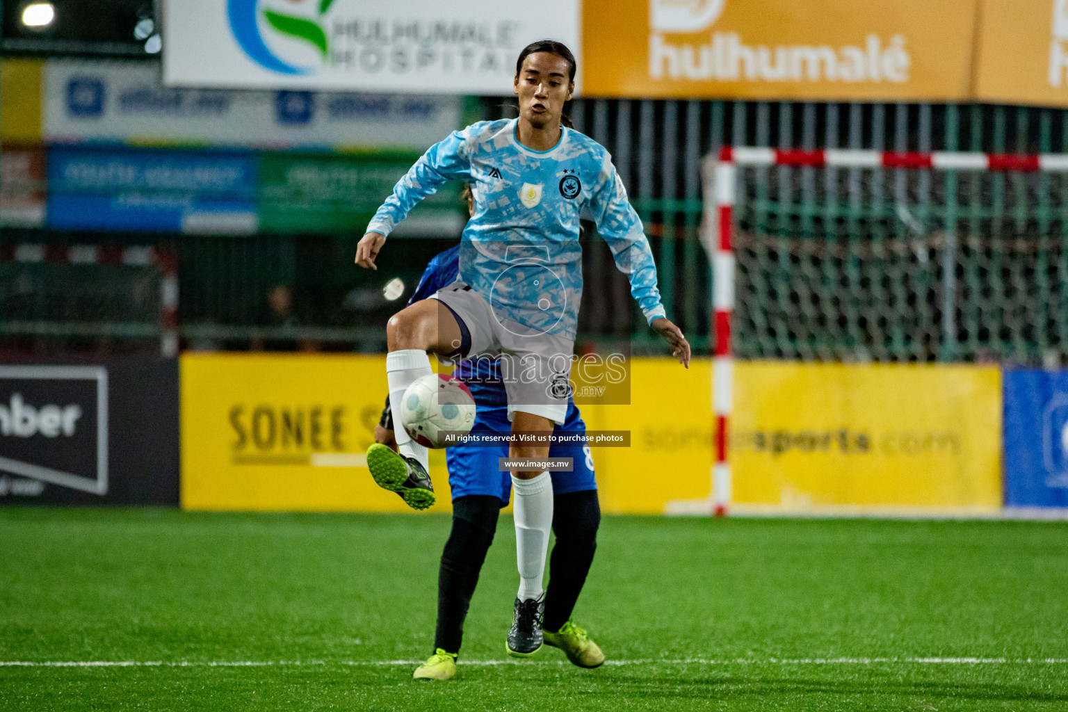 MPL vs Club MYS in Eighteen Thirty Women's Futsal Fiesta 2022 was held in Hulhumale', Maldives on Monday, 21st October 2022. Photos: Hassan Simah / images.mv