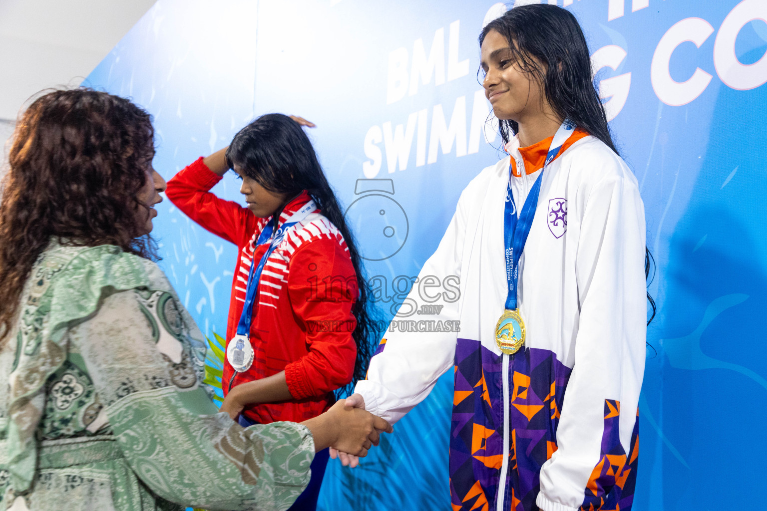 Day 4 of 20th Inter-school Swimming Competition 2024 held in Hulhumale', Maldives on Tuesday, 15th October 2024. Photos: Ismail Thoriq / images.mv