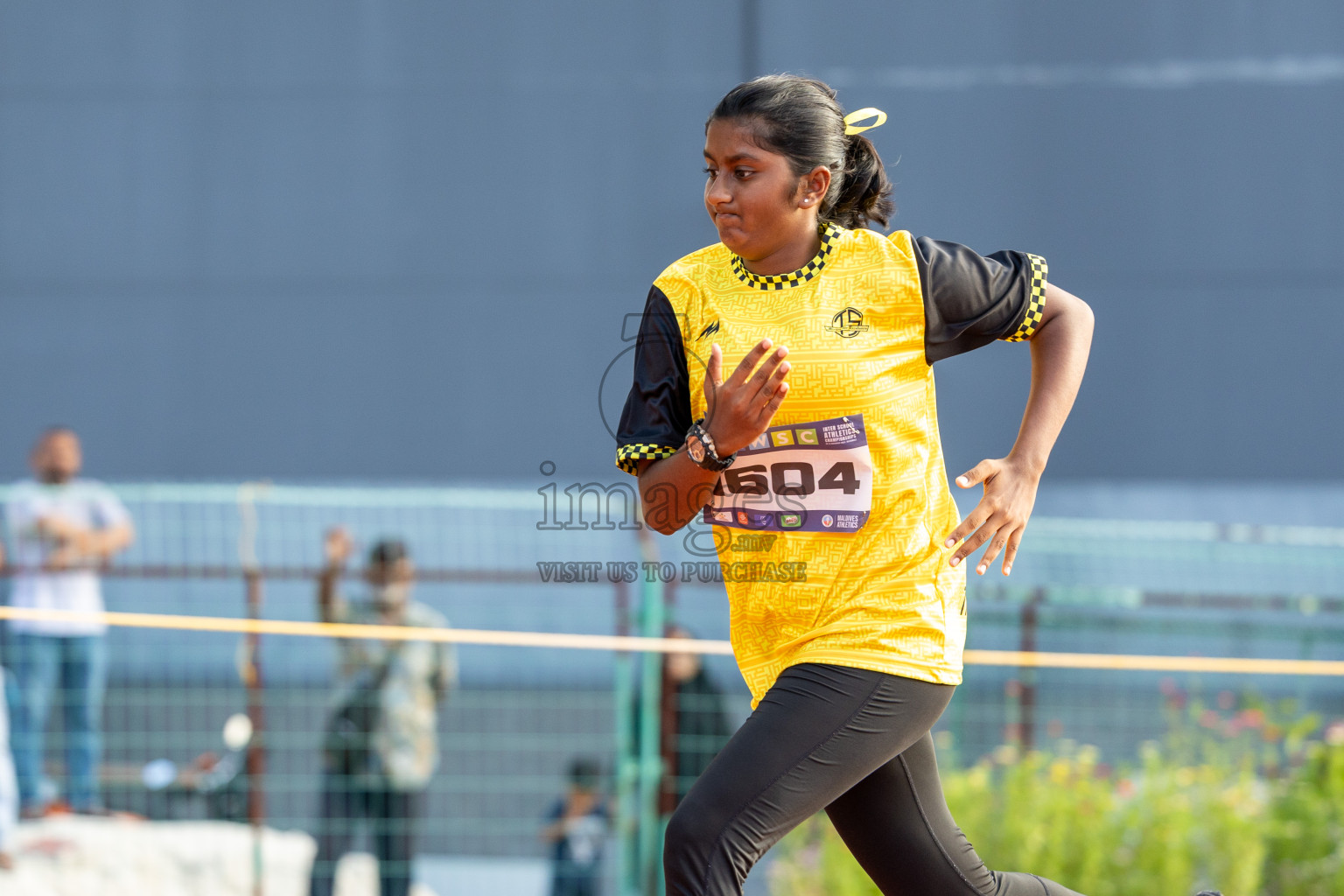 Day 2 of MWSC Interschool Athletics Championships 2024 held in Hulhumale Running Track, Hulhumale, Maldives on Sunday, 10th November 2024. 
Photos by: Hassan Simah / Images.mv