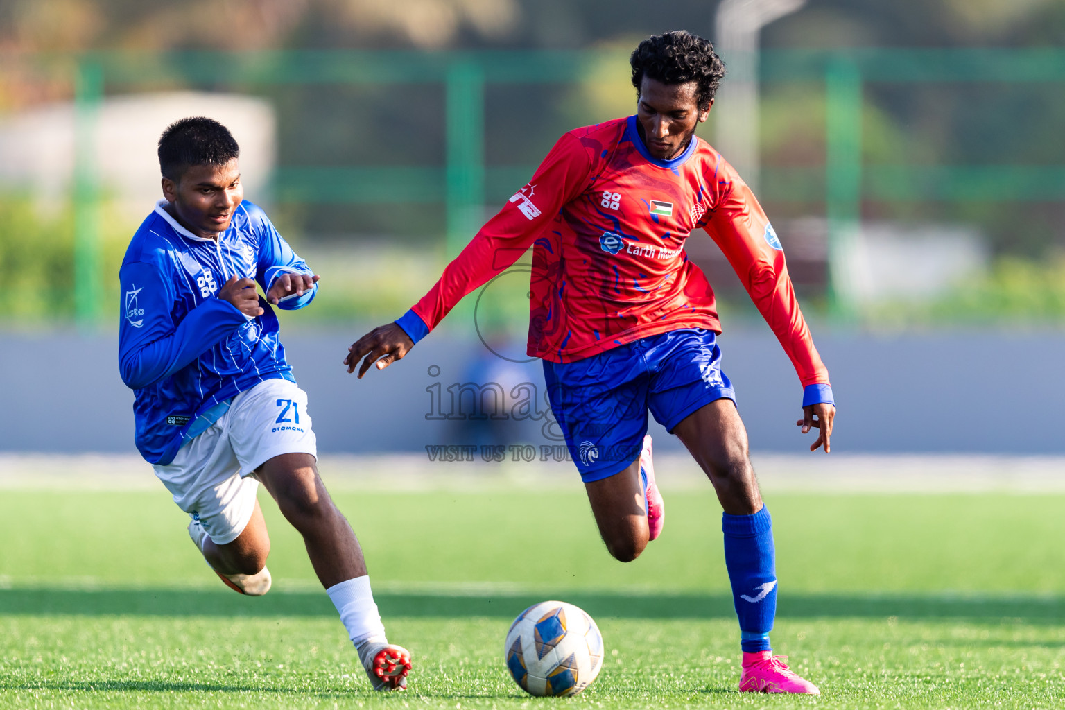 Chester Academy vs Baburu SC from Manadhoo Council Cup 2024 in N Manadhoo Maldives on Tuesday, 20th February 2023. Photos: Nausham Waheed / images.mv