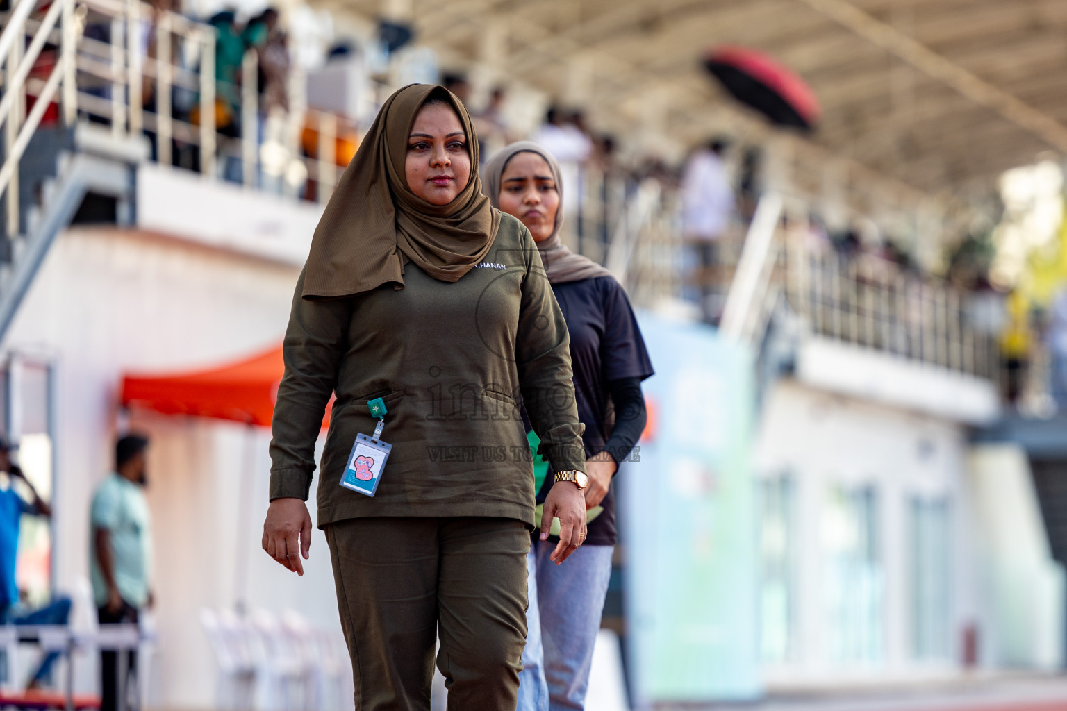 Day 1 of MWSC Interschool Athletics Championships 2024 held in Hulhumale Running Track, Hulhumale, Maldives on Saturday, 9th November 2024. 
Photos by: Hassan Simah / Images.mv