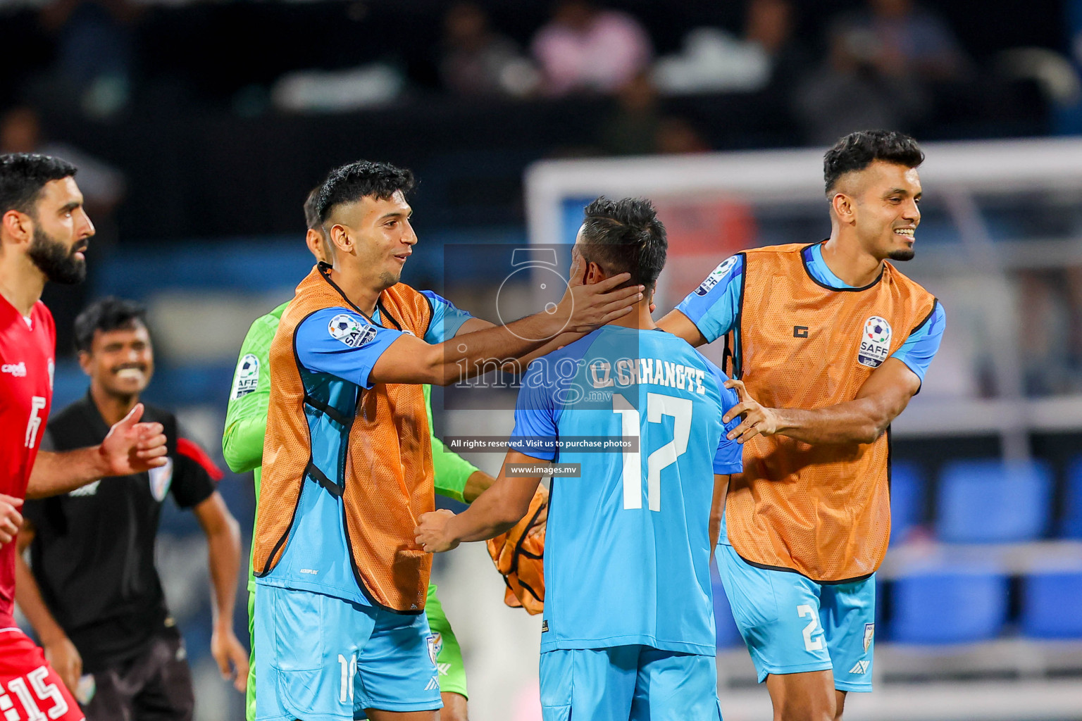 Lebanon vs India in the Semi-final of SAFF Championship 2023 held in Sree Kanteerava Stadium, Bengaluru, India, on Saturday, 1st July 2023. Photos: Nausham Waheed / images.mv