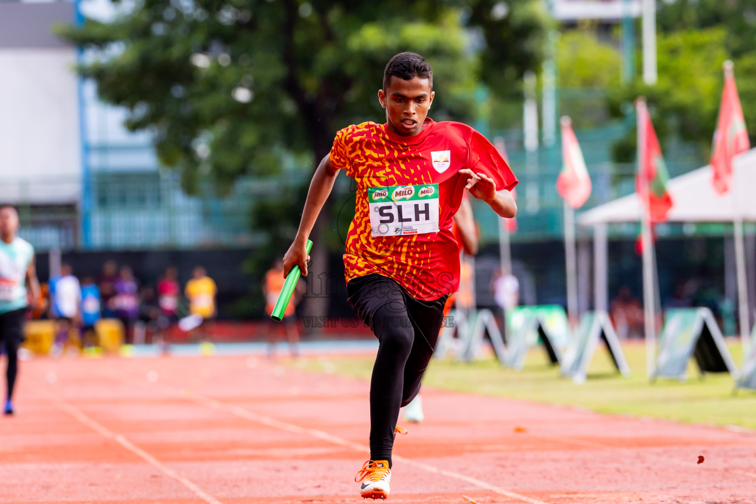 Day 6 of Inter-school Athletics Championship 2025 held in Ekuveni Synthetic Track, Male', Maldives on Sunday, 12th October 2025. Photos by: Nausham Waheed / Images.mv
