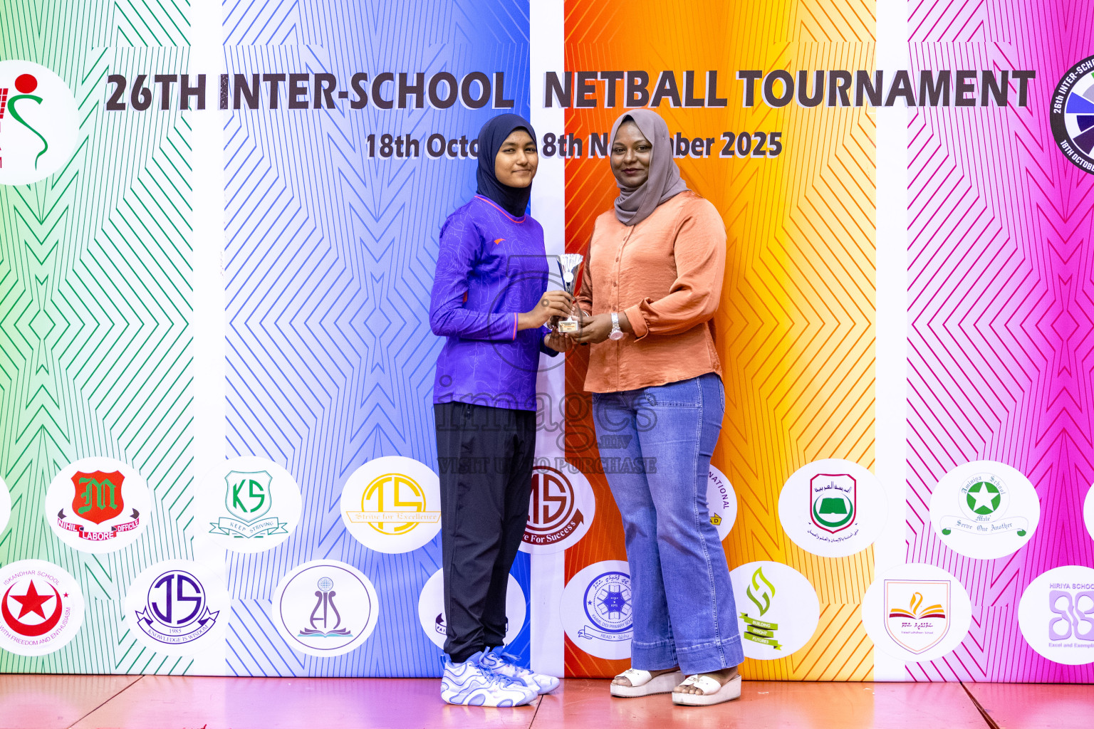 Finals of 26th Inter-School Netball Tournament 2025 was held in Social Center Indoor Hall on Saturday, 8th November 2025. Photos: Mohamed Mahfooz Moosa / images.mv