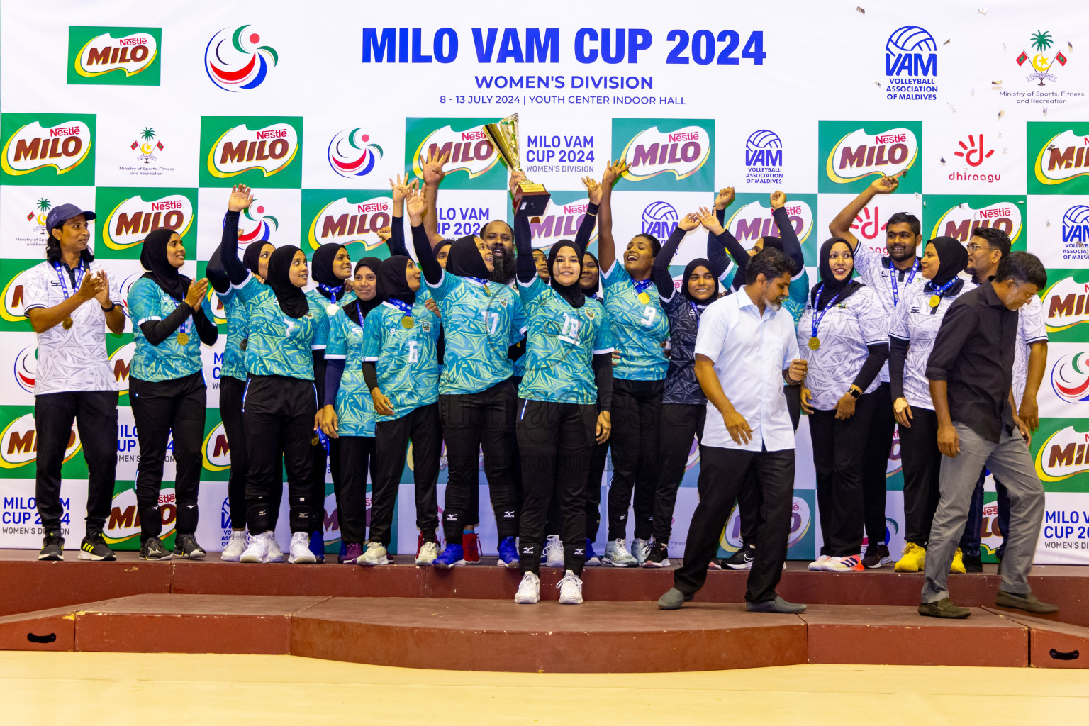 Final of Women's Division of Milo VAM Cup 2024 held in Male', Maldives on Saturday, 13th July 2024 at Social Center Indoor Hall Photos By: Nausham Waheed / images.mv