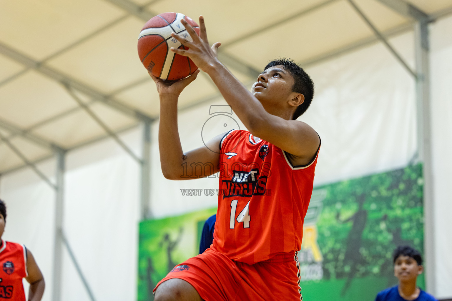 Milo 5 x 5 Junior Challenge 2025 - Basketball tournament held in Basketball Training Center, Male', Maldives on Thursday, 09th October 2025. 
Photo by: Hassan Simah / Images.mv