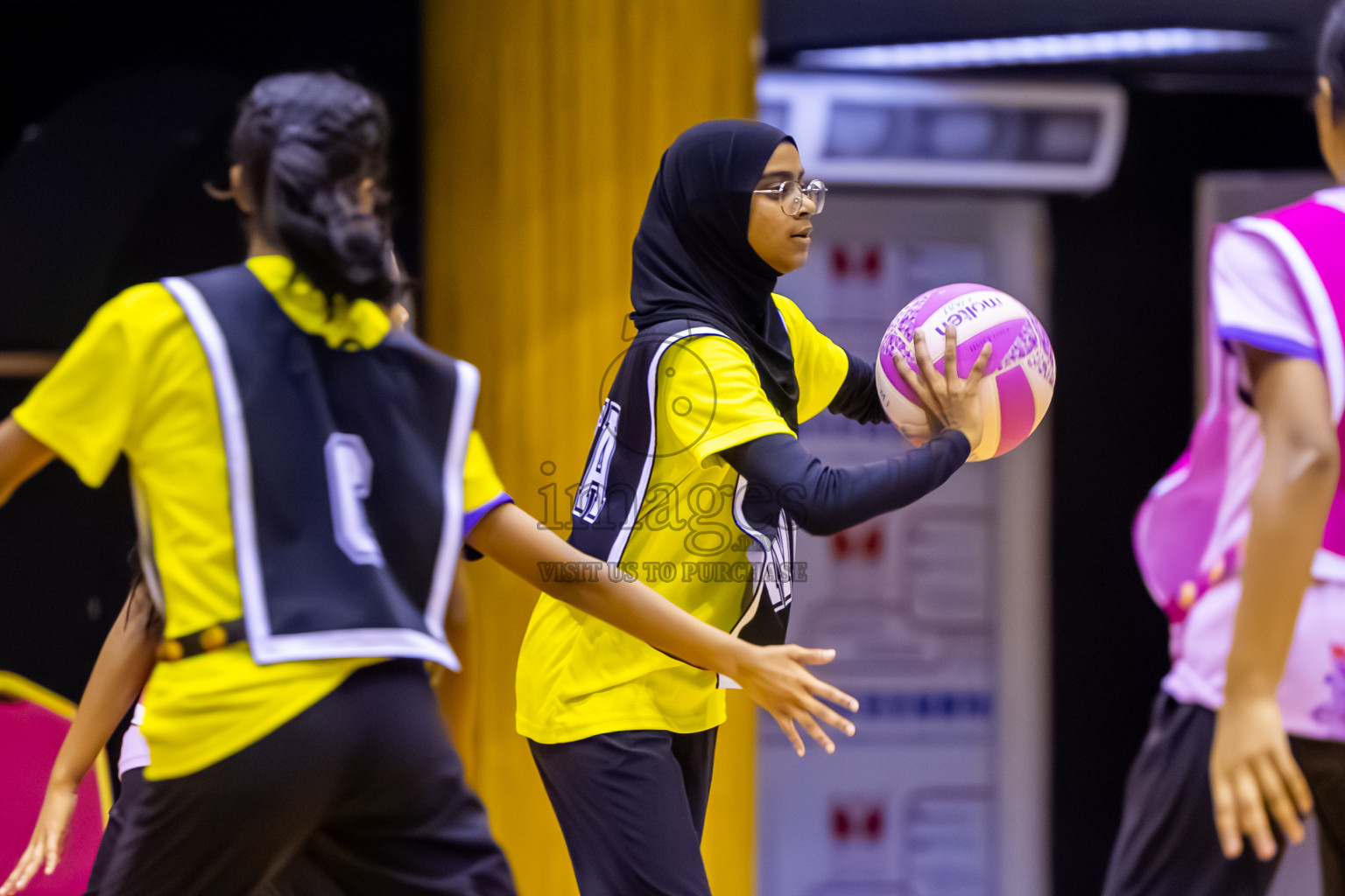 KYRC vs N Sports A in Day 5 of 24th Milo Netball Association Championship held in Social Center at Male', Maldives on Friday, 5th September 2025. Photos: Nausham Waheed / images.mv