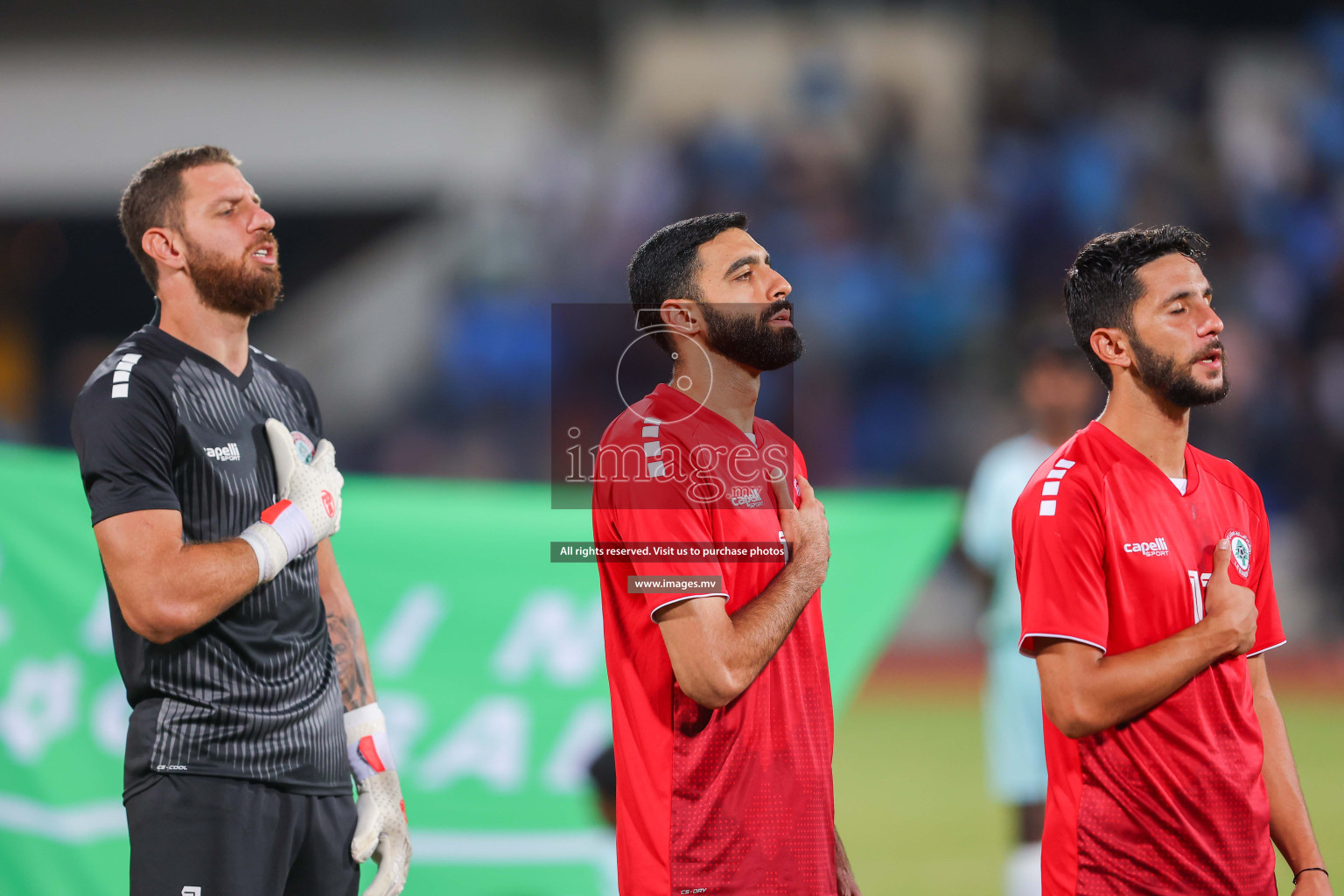 Lebanon vs India in the Semi-final of SAFF Championship 2023 held in Sree Kanteerava Stadium, Bengaluru, India, on Saturday, 1st July 2023. Photos: Nausham Waheed / images.mv