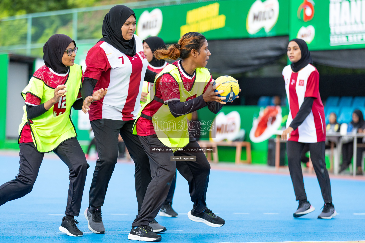 Day 1 of 7th Inter-Office/Company Handball Tournament 2023, held in Handball ground, Male', Maldives on Friday, 16th September 2023 Photos: Nausham Waheed/ Images.mv