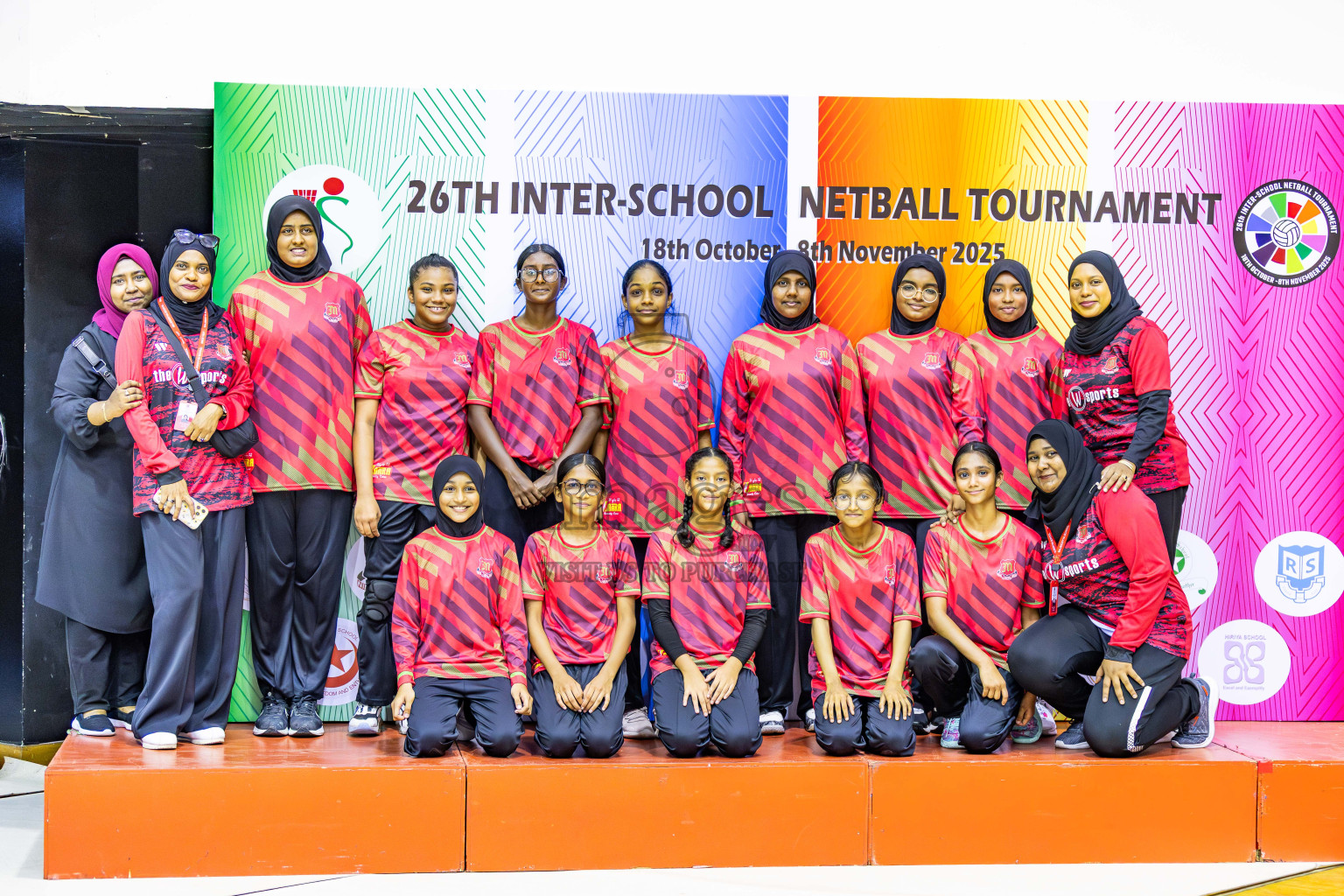 Day 1 of Inter-School Netball Tournament 2025 was held in Social Center Indoor Hall on Saturday, 18th October 2025. Photos: Areef Adam / images.mv