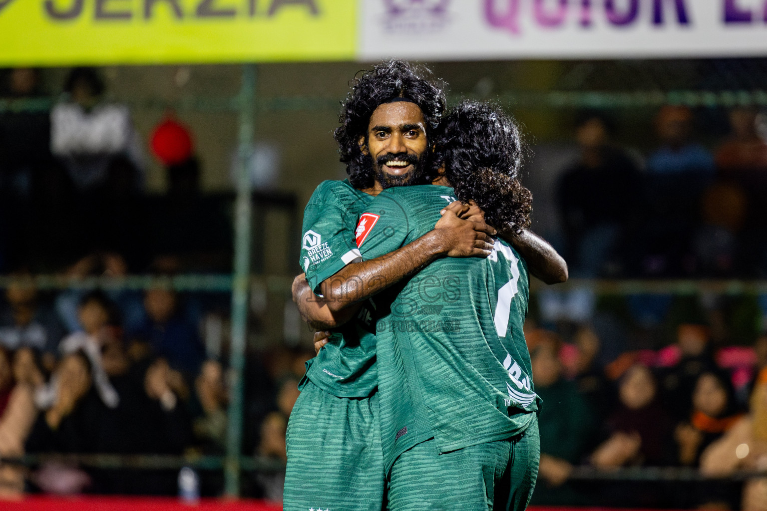 Th Thimarafushi vs Th Hirilandhoo in Thaa Atoll Finals Day 26 of Golden Futsal Challenge 2025 was held on Thursday , 30th January 2025, in Hulhumale', Maldives. Photos: Nausham Waheed / images.mv