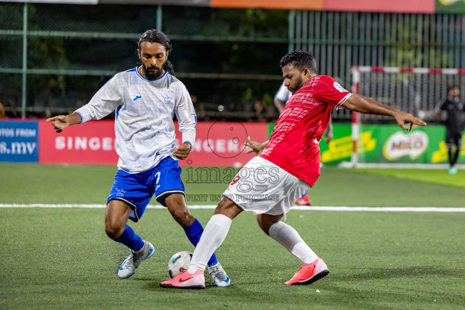 MMA vs CRIMINAL COURT in Club Maldives Classic 2024 held in Rehendi Futsal Ground, Hulhumale', Maldives on Friday, 6th September 2024. 
Photos: Hassan Simah / images.mv