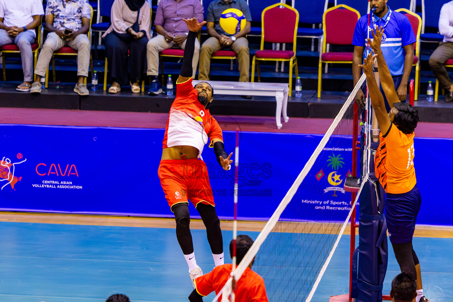 Day 1 of MILO VAM Cup 2024 Men's Division was held in Social Center Indoor Hall on Monday, 28th October 2024. Photos: Nausham Waheed / images.mv