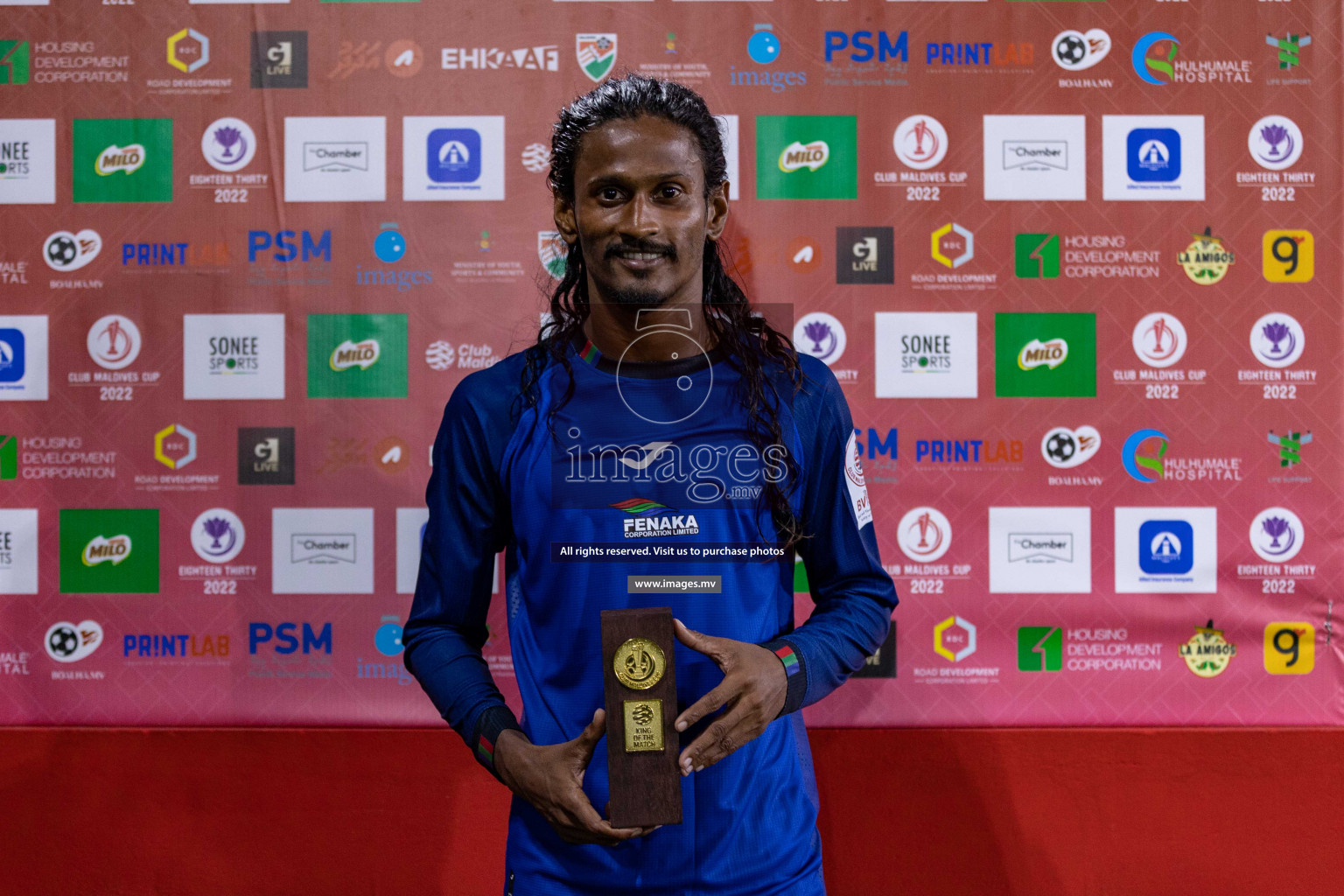 Team Fenaka vs United BML in Club Maldives Cup 2022 was held in Hulhumale', Maldives on Sunday, 9th October 2022. Photos: Ismail Thoriq / images.mv