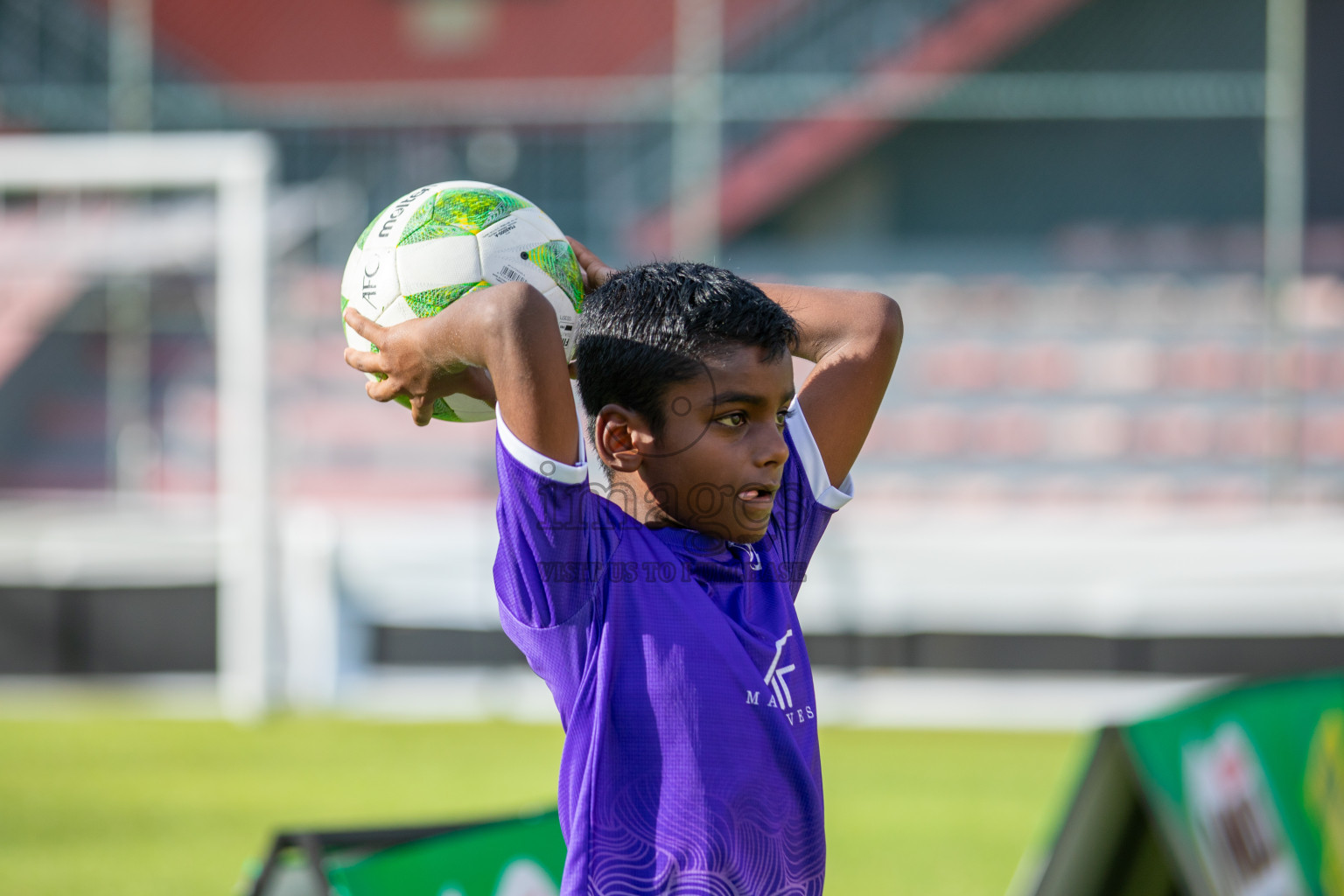 Day 2 of Under 10 MILO Academy Championship 2024 was held at National Stadium in Male', Maldives on Friday, 27th April 2024. Photos: Mohamed Mahfooz Moosa / images.mv