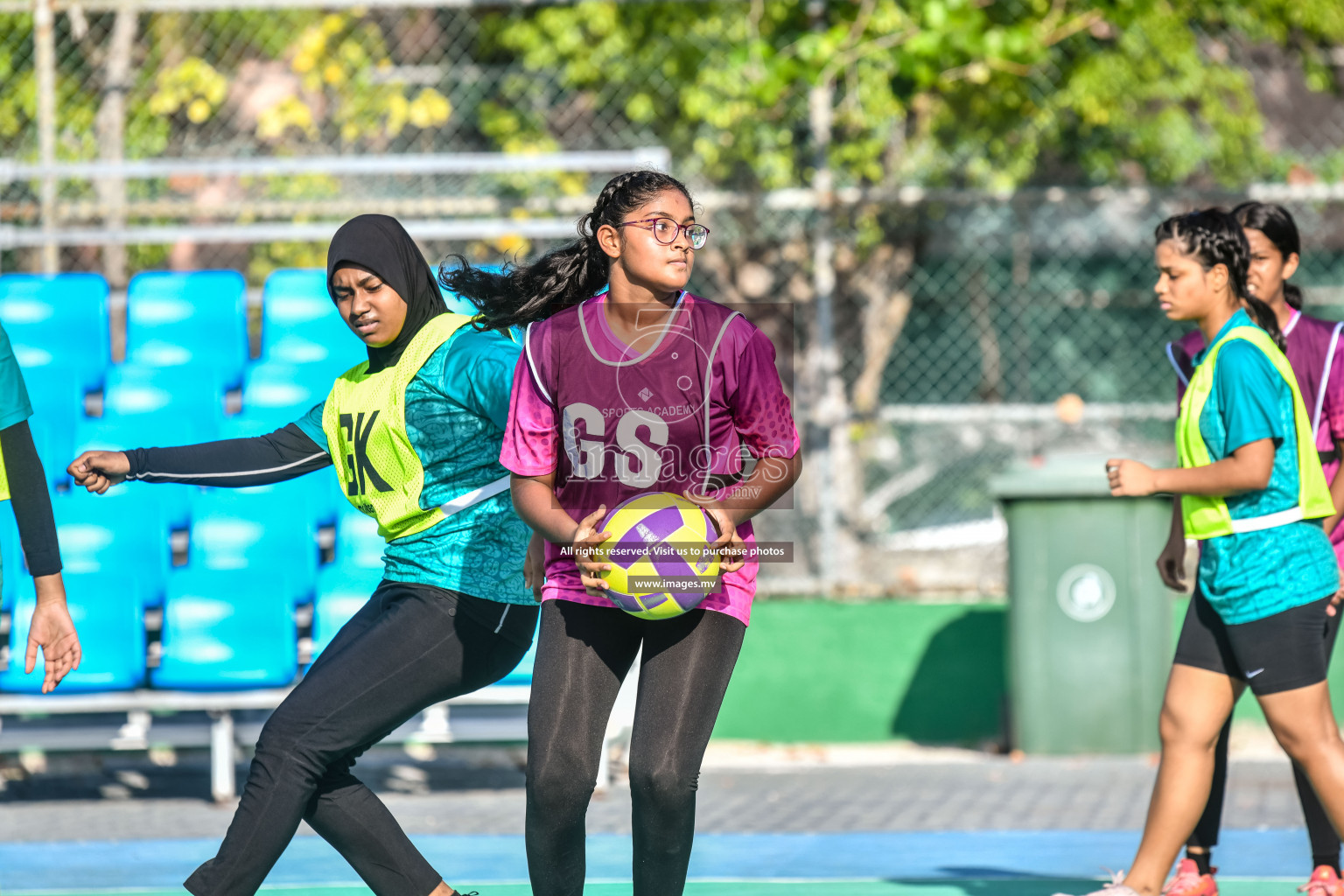 Day 5 of Junior Netball Championship 2022 on 9th March 2022 held in Male', Maldives. Photos by Nausham Waheed