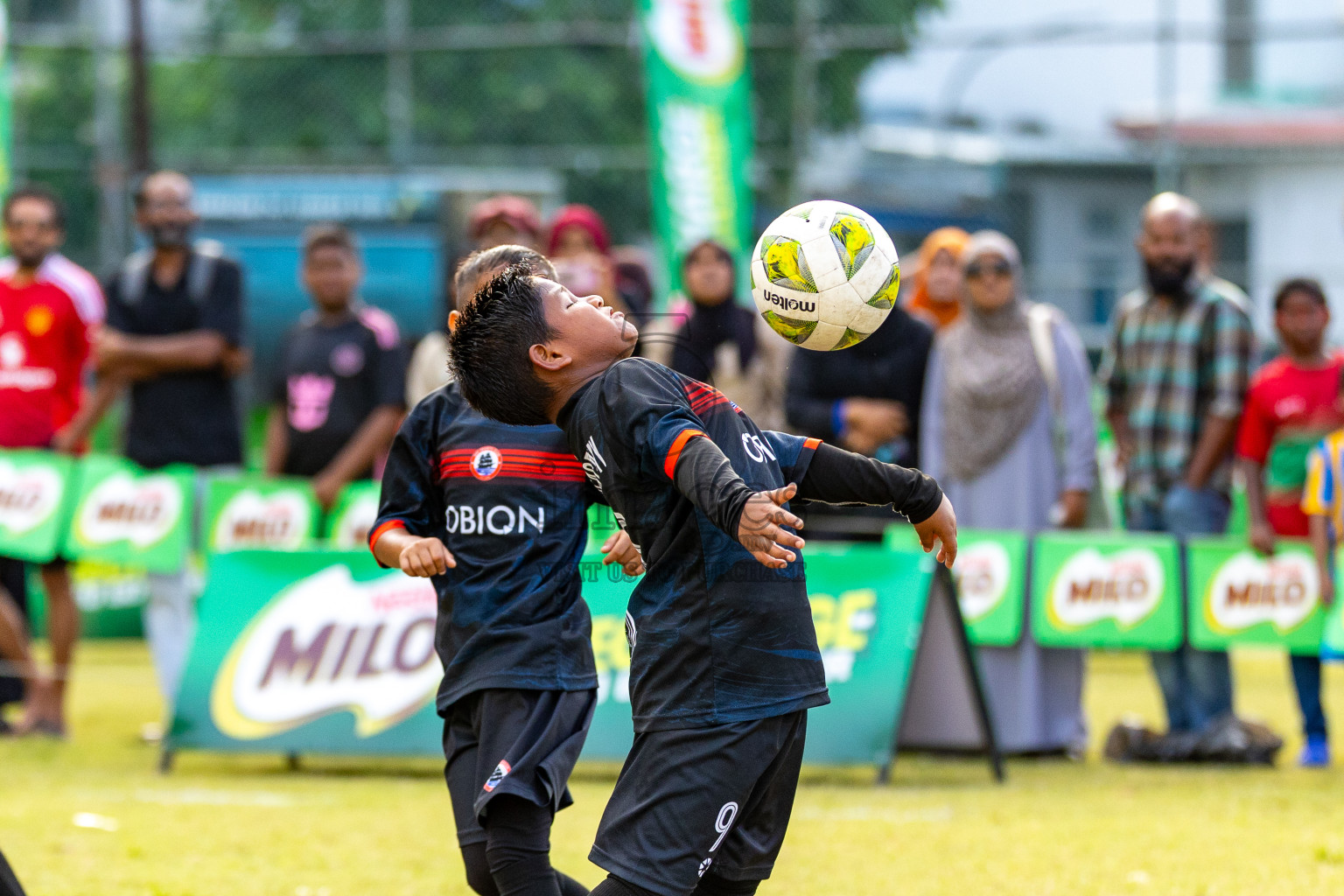 Day 2 of MILO SVAM Juniors 2025 (U-8) was held at Henveiru Stadium in Male', Maldives on Friday, 27th June 2025. Photos: Mohamed Mahfooz Moosa / images.mv