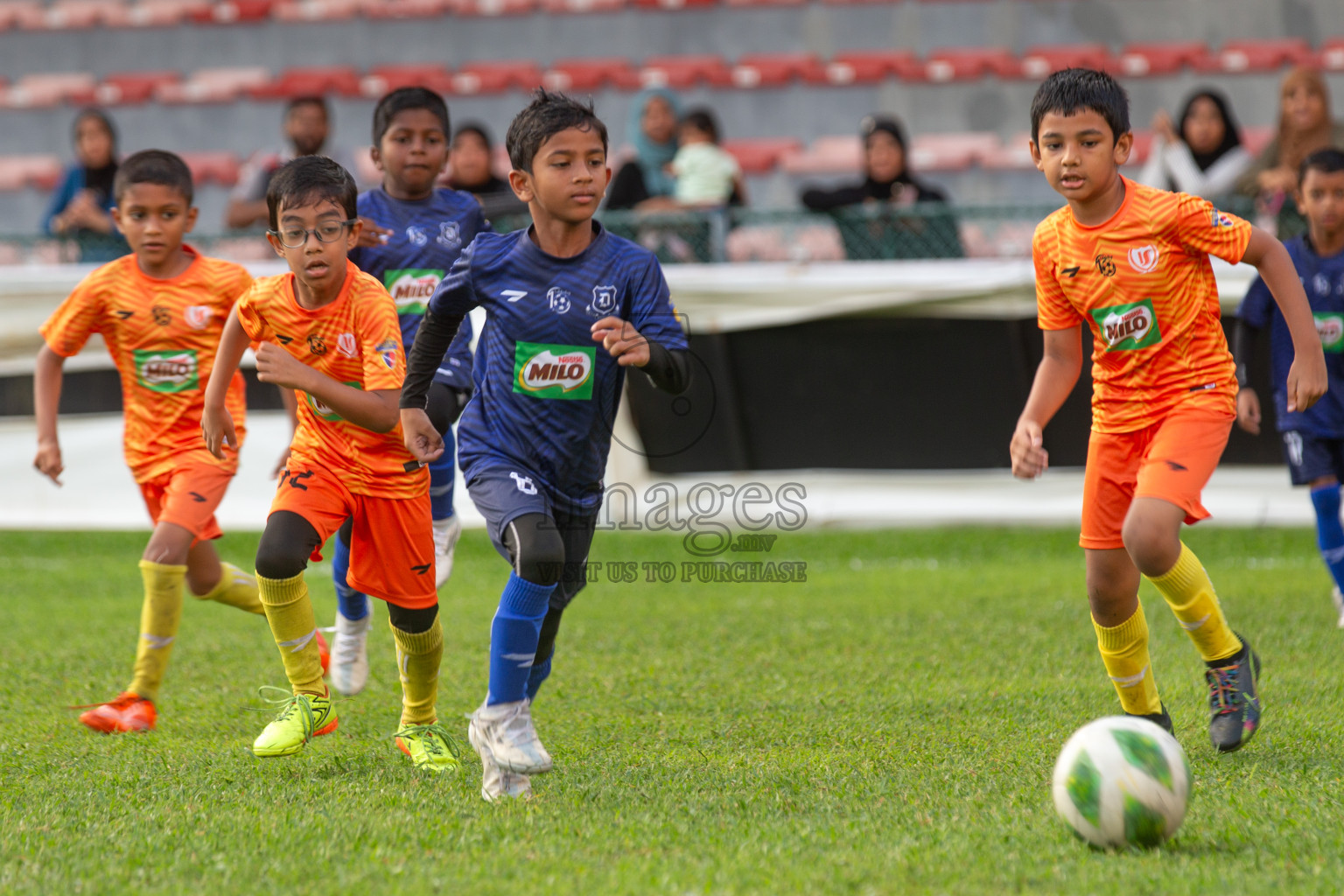 Day 2 of MILO Kids Football Fiesta was held at National Stadium in Male', Maldives on Saturday, 24th February 2024.